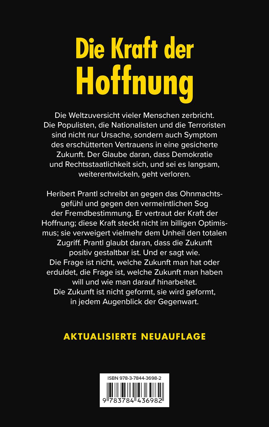 Rückseitencover Die Kraft der Hoffnung