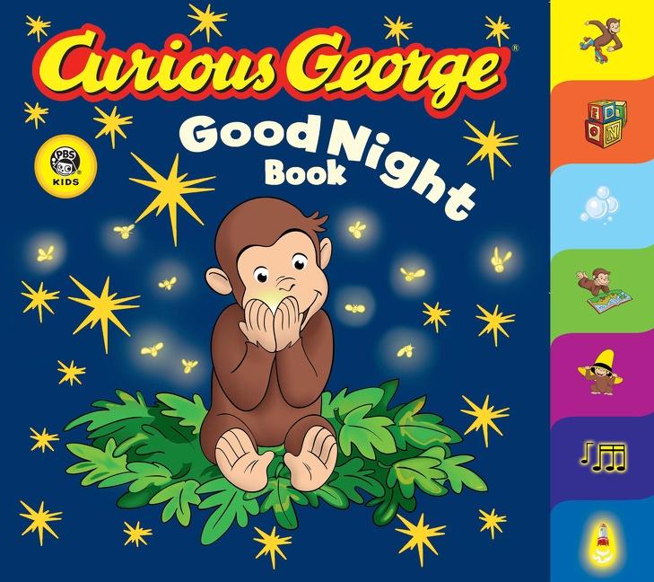 Vorderes Coverbild Curious George Good Night Book Tabbed Board Book