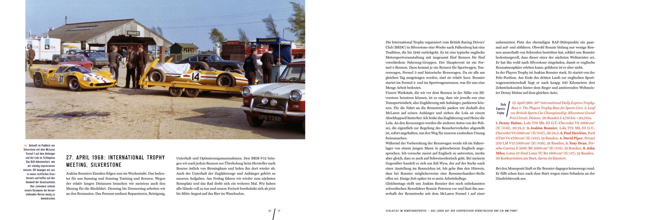 Beispielinhalt (Bild) Schlaflos im Renntransporter: Robert Hahn