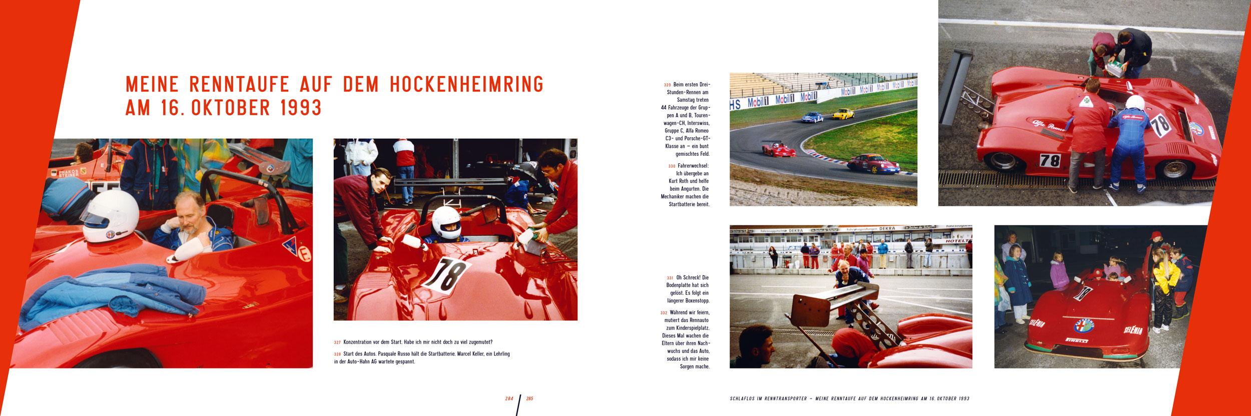 Beispielinhalt (Bild) Schlaflos im Renntransporter: Robert Hahn