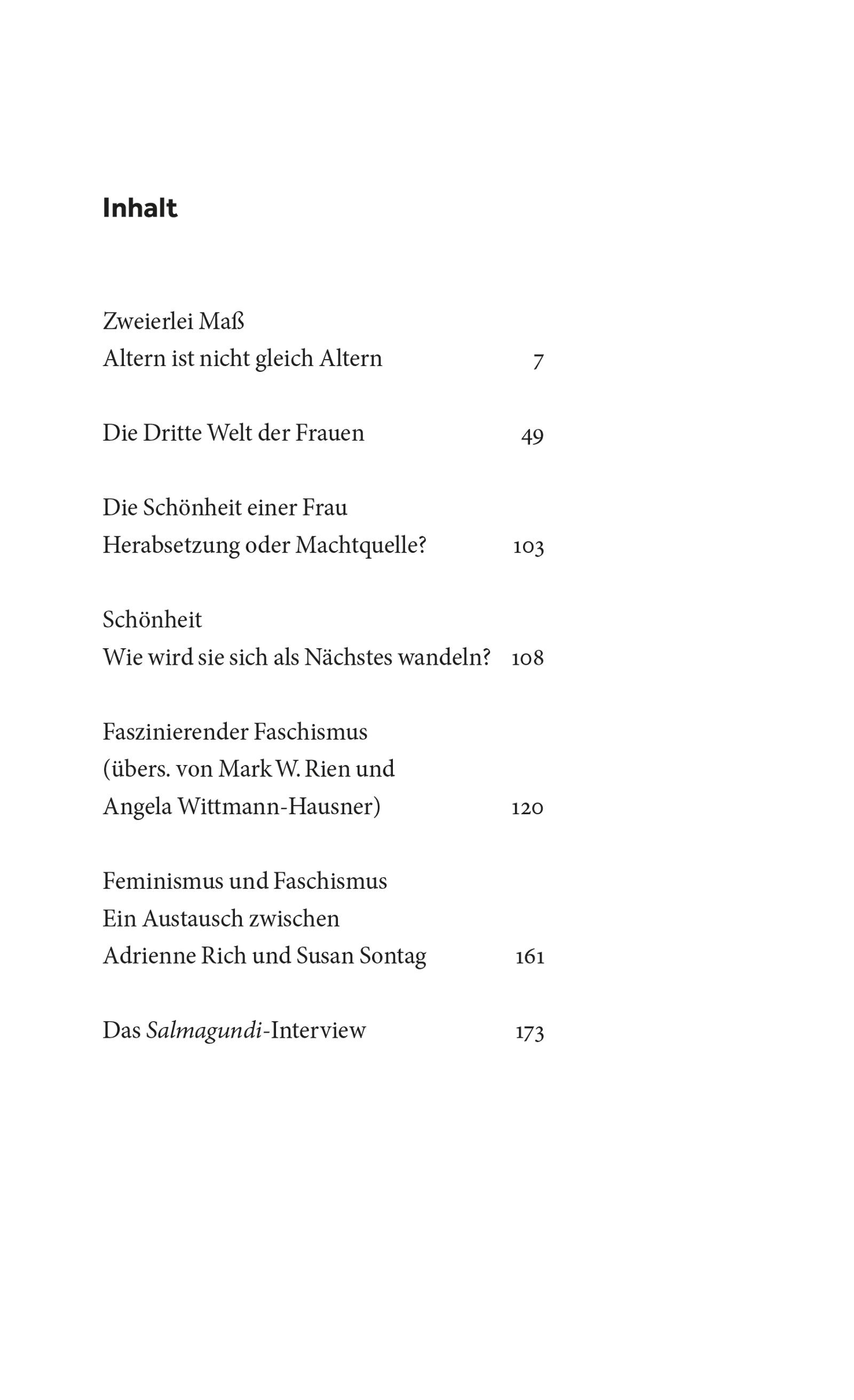 Beispielinhalt (Bild) Über Frauen