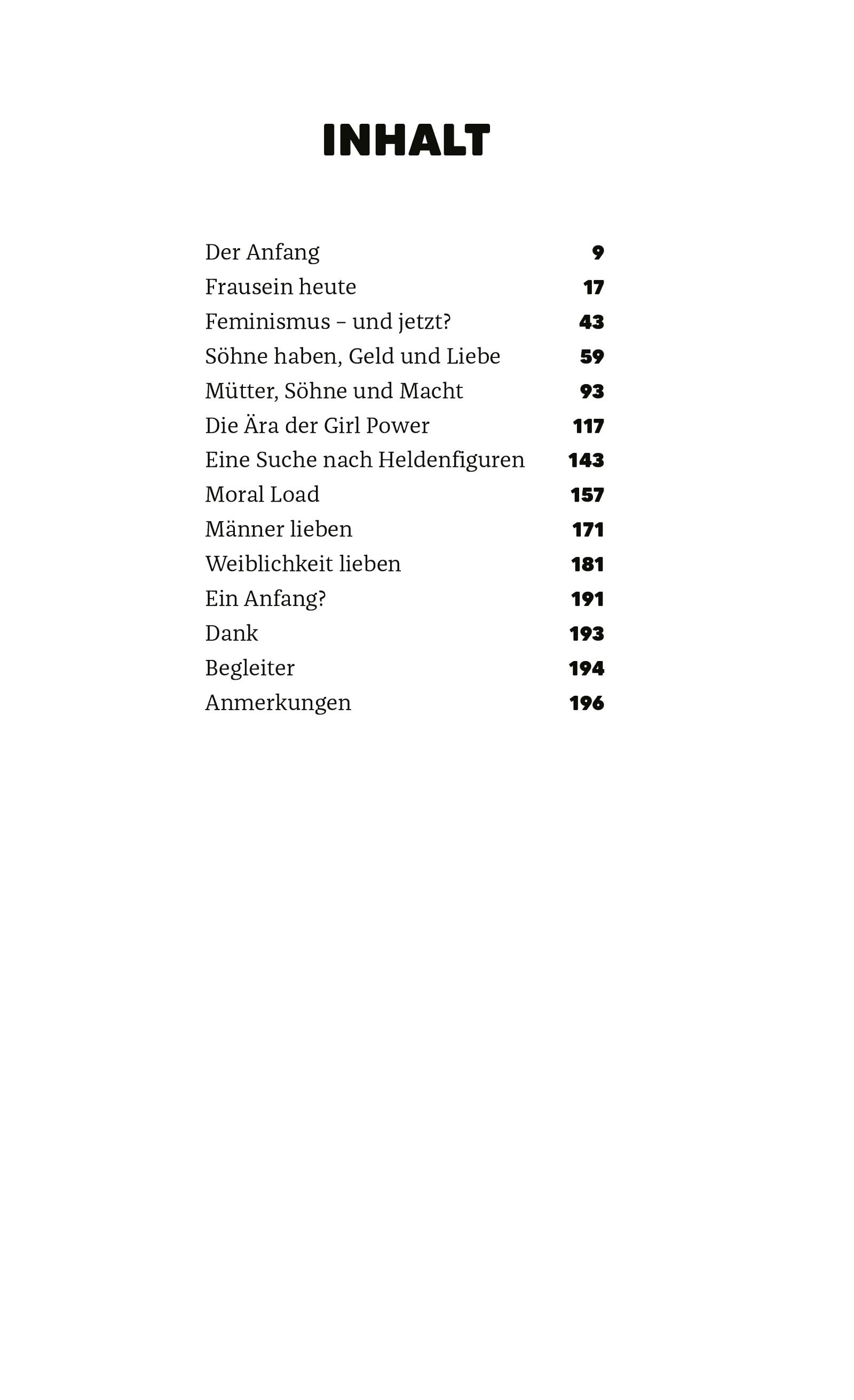 Beispielinhalt (Bild) Söhne großziehen als Feministin
