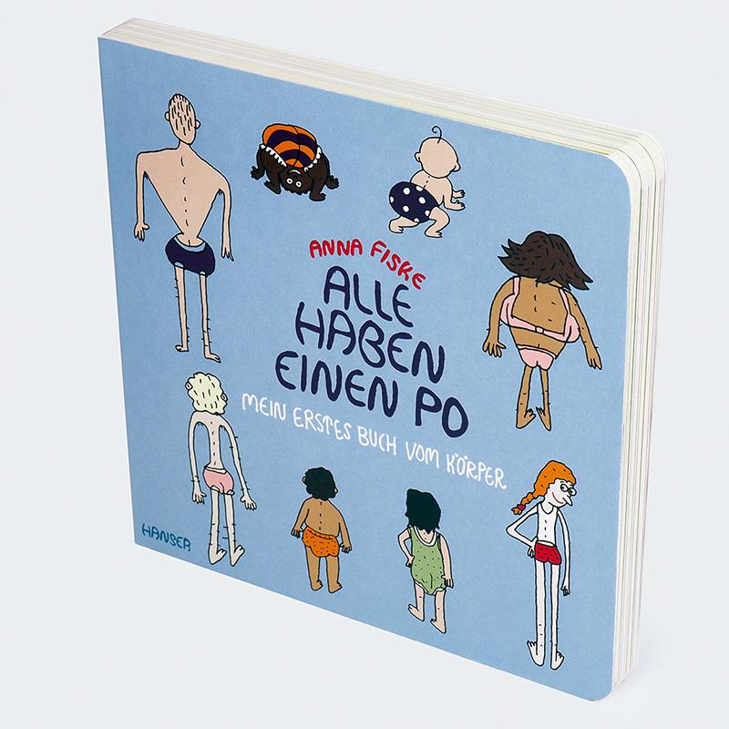 Beispielinhalt (Bild) Alle haben einen Po - Mein erstes Buch vom Körper (Pappbilderbuch)