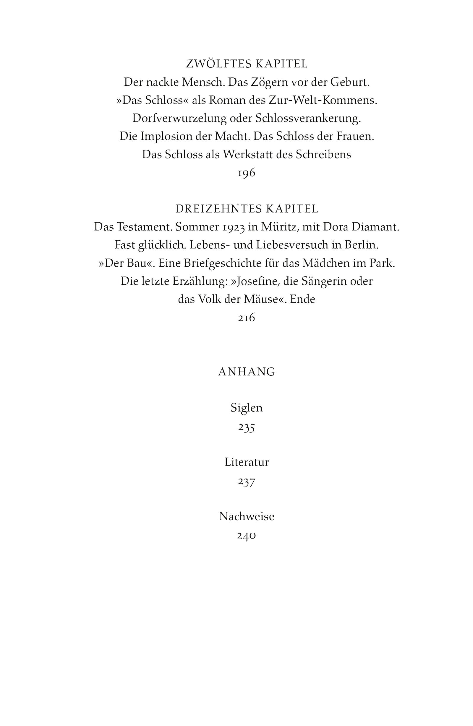 Beispielinhalt (Bild) Kafka