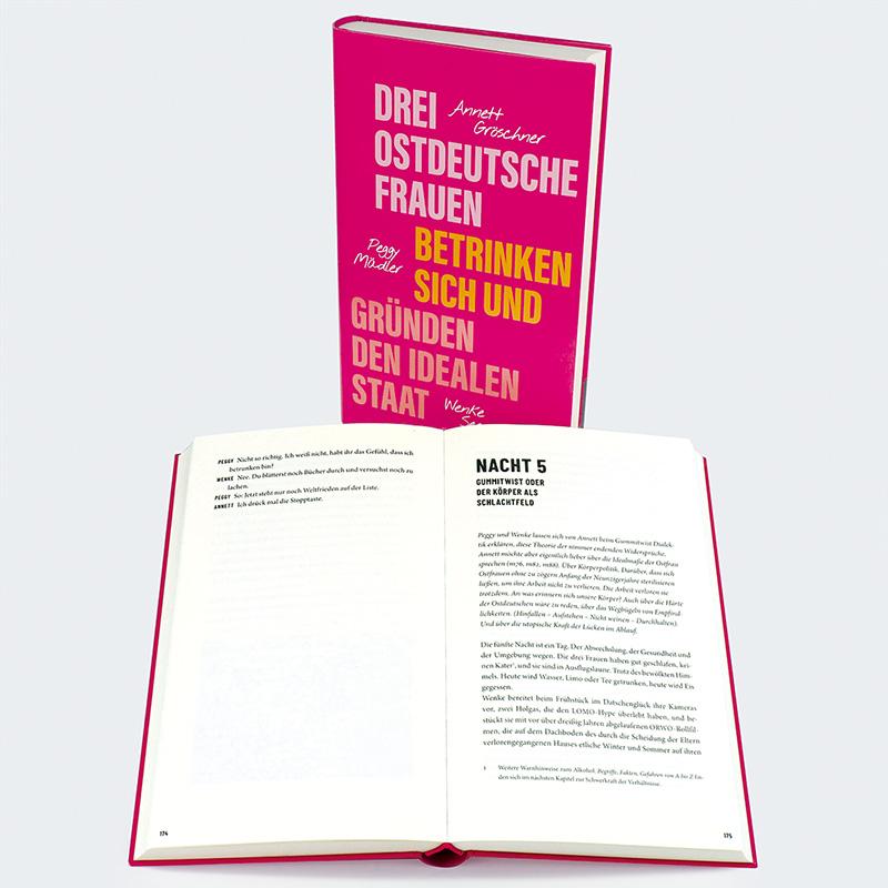 Beispielinhalt (Bild) Drei ostdeutsche Frauen betrinken sich und gründen den idealen Staat