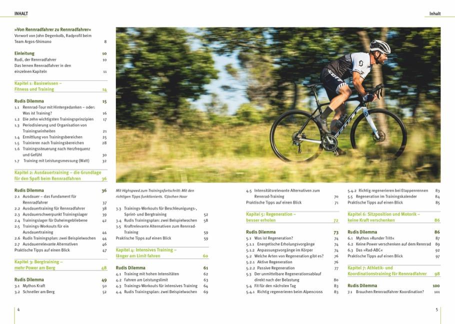 Beispielinhalt (Bild) Rennrad-Training