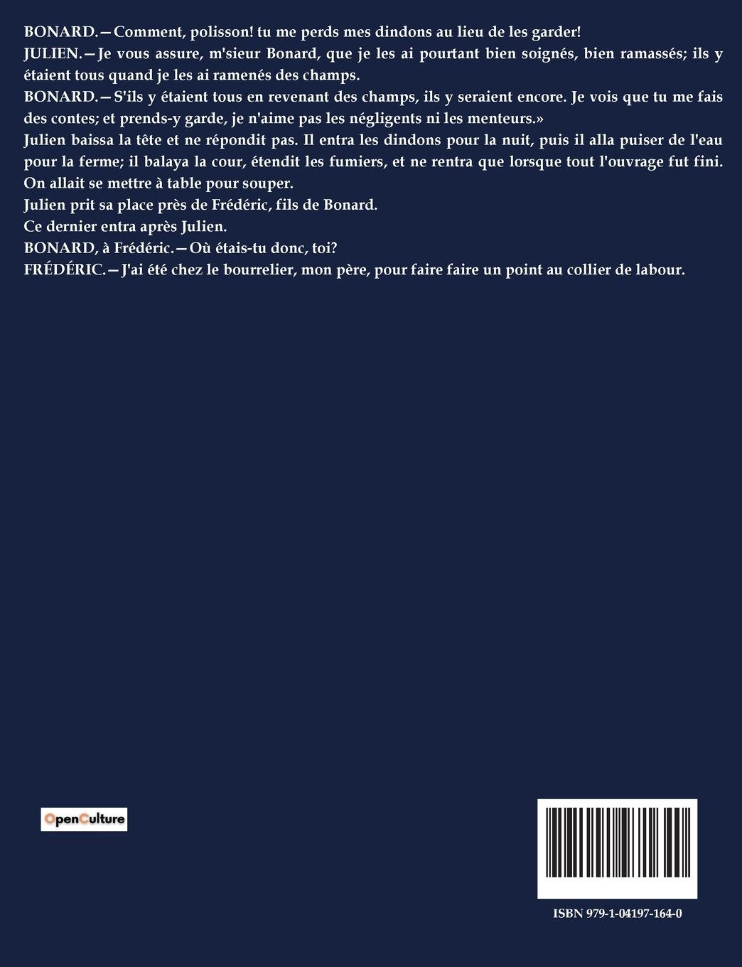 Rückseitencover Le Mauvais Génie