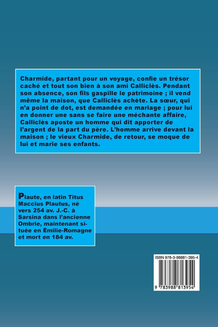 Rückseitencover Les Trois Deniers