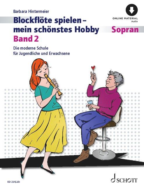 Vorderes Coverbild Blockflöte spielen - mein schönstes Hobby