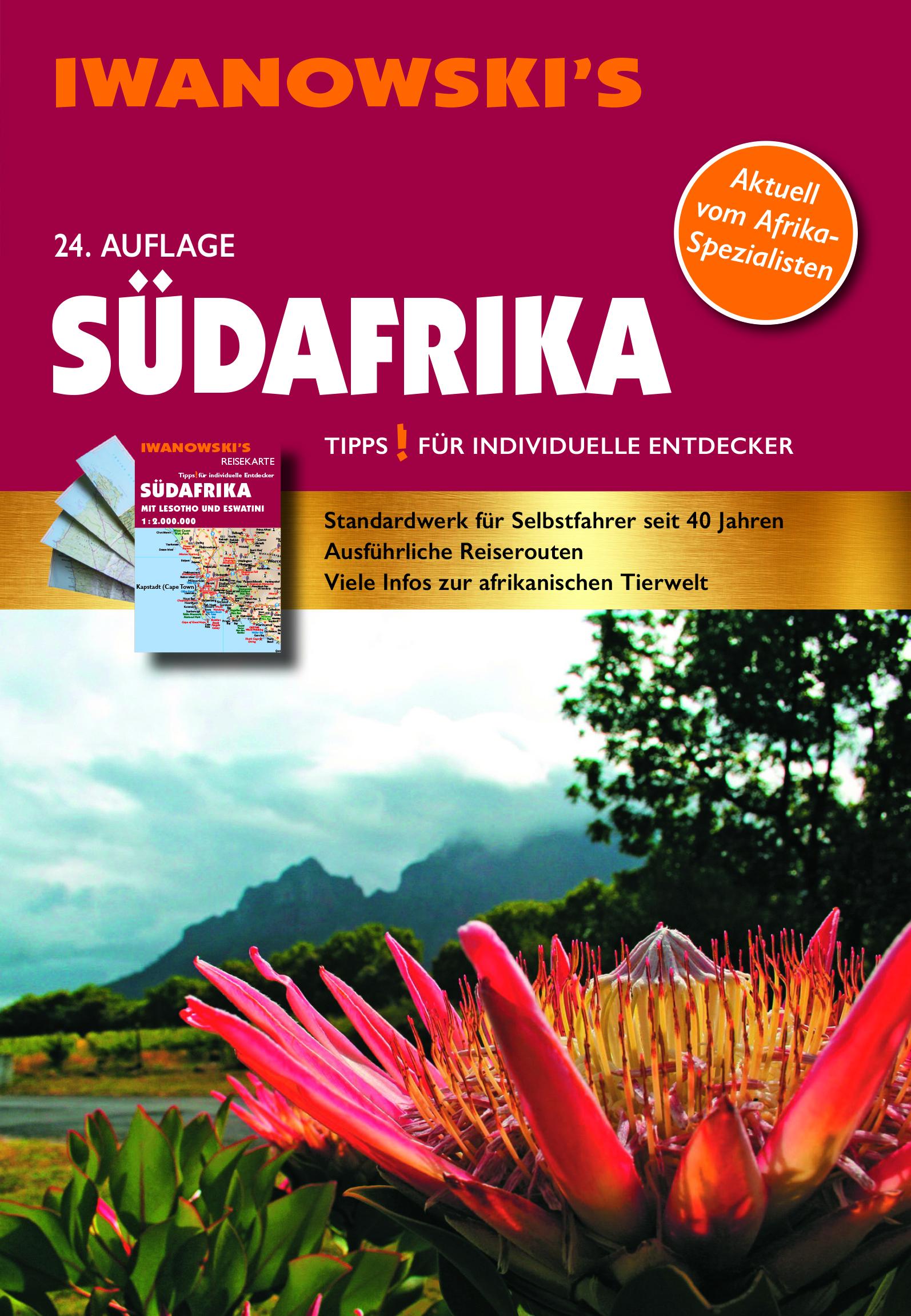 Vorderes Coverbild Südafrika - Reiseführer von Iwanowski