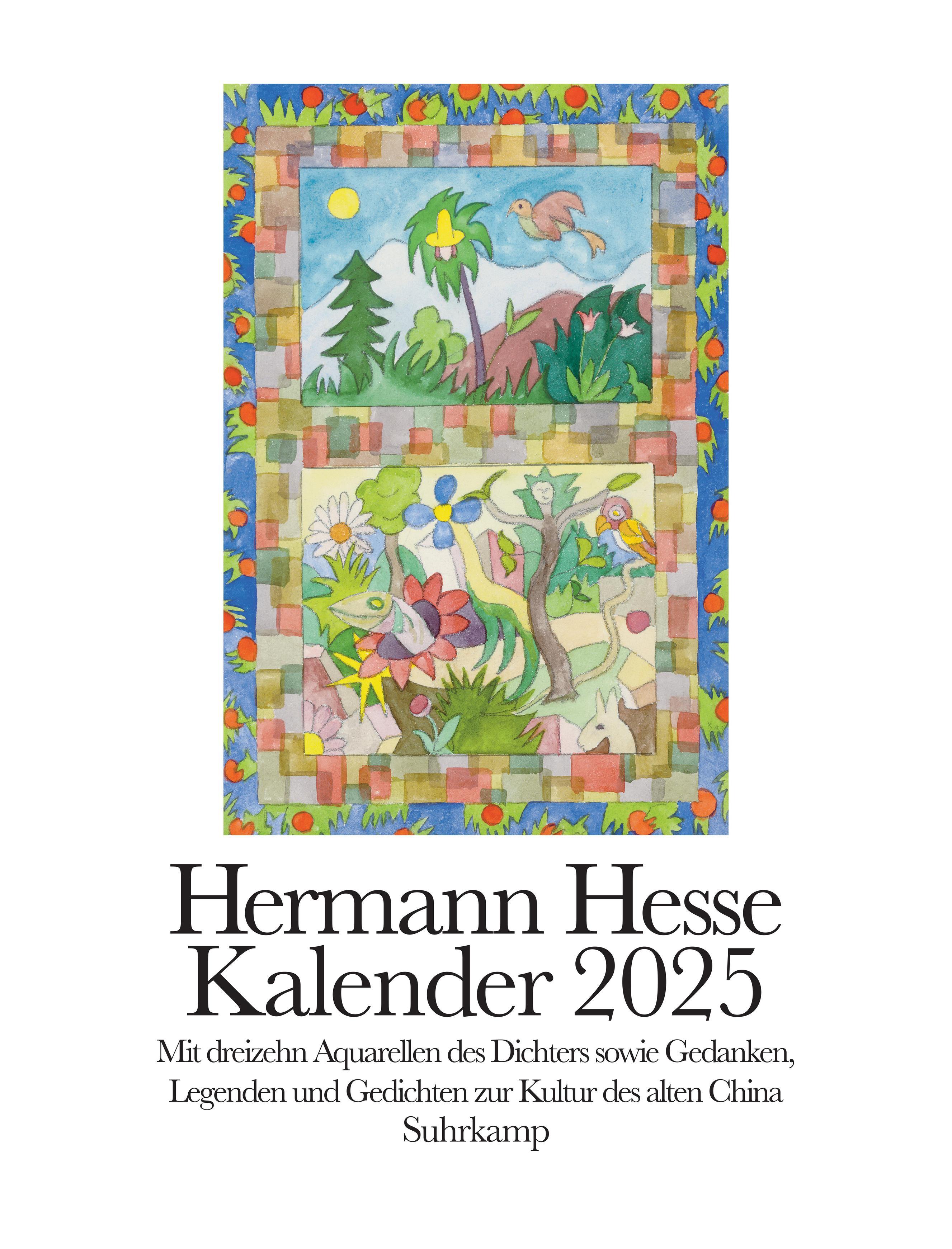 Vorderes Coverbild Kalender 2025