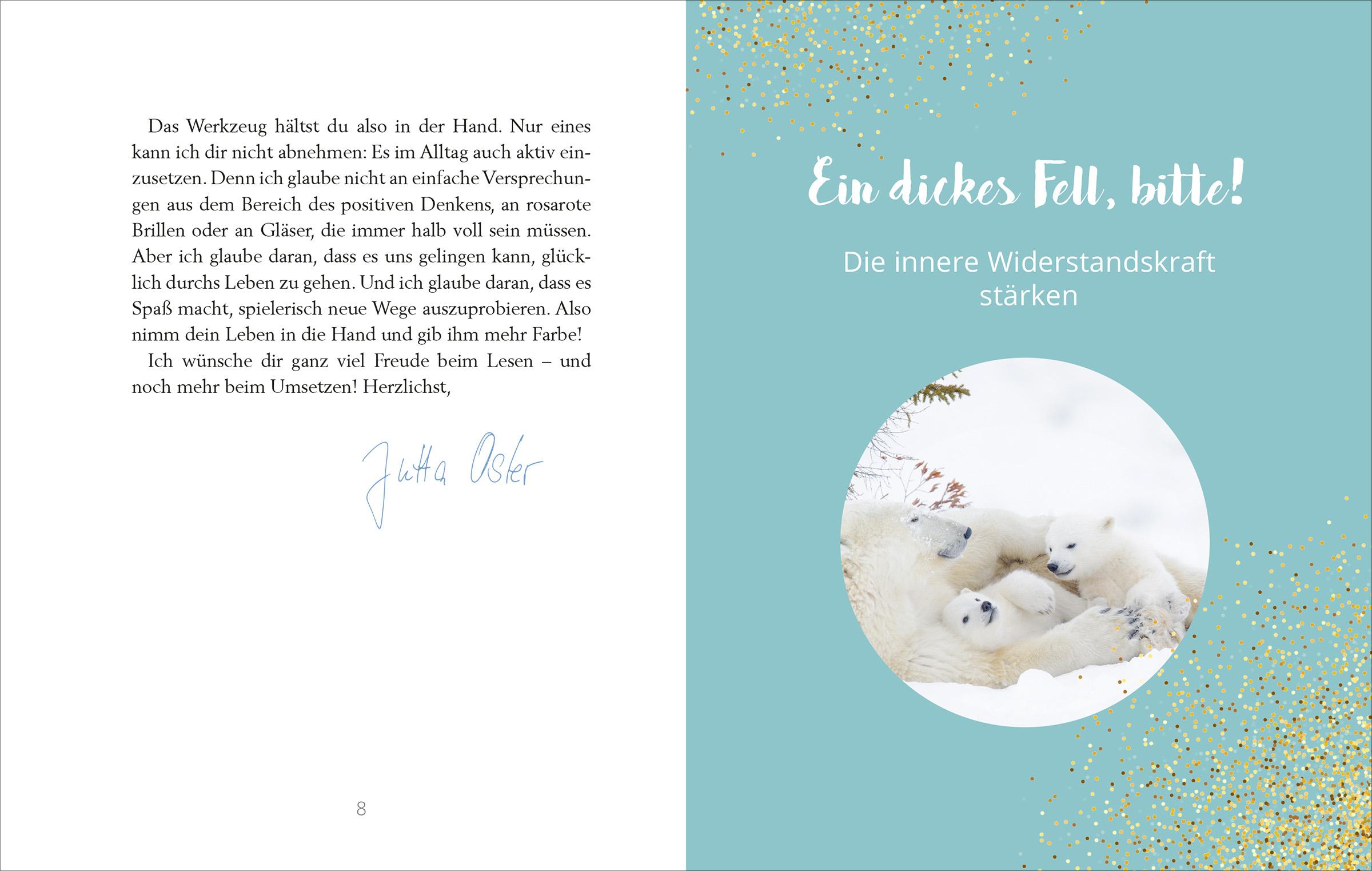 Beispielinhalt (Bild) Her mit dem bunten Leben!