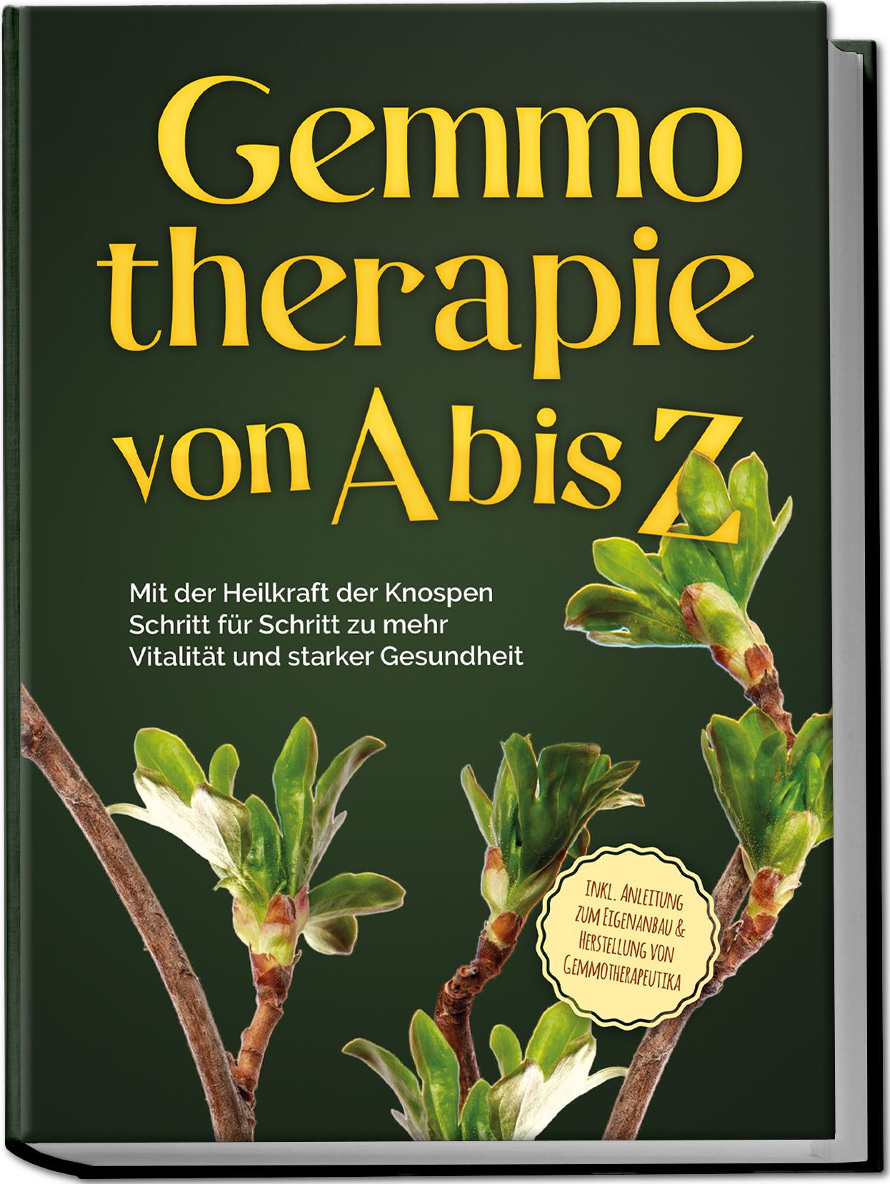 Vorderes Coverbild Gemmotherapie von A bis Z: Mit der Heilkraft der Knospen Schritt für Schritt zu mehr Vitalität und starker Gesundheit - inkl. Anleitung zum Eigenanbau & Herstellung von Gemmotherapeutika