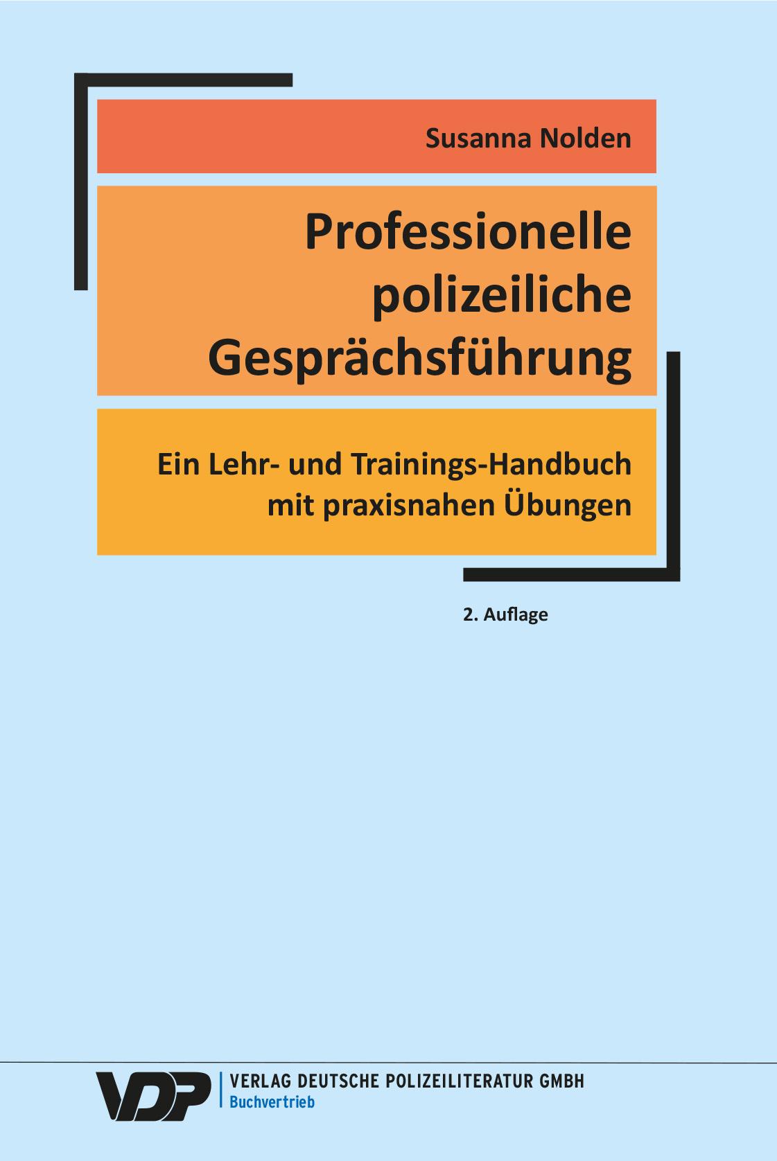 Vorderes Coverbild Professionelle polizeiliche Gesprächsführung