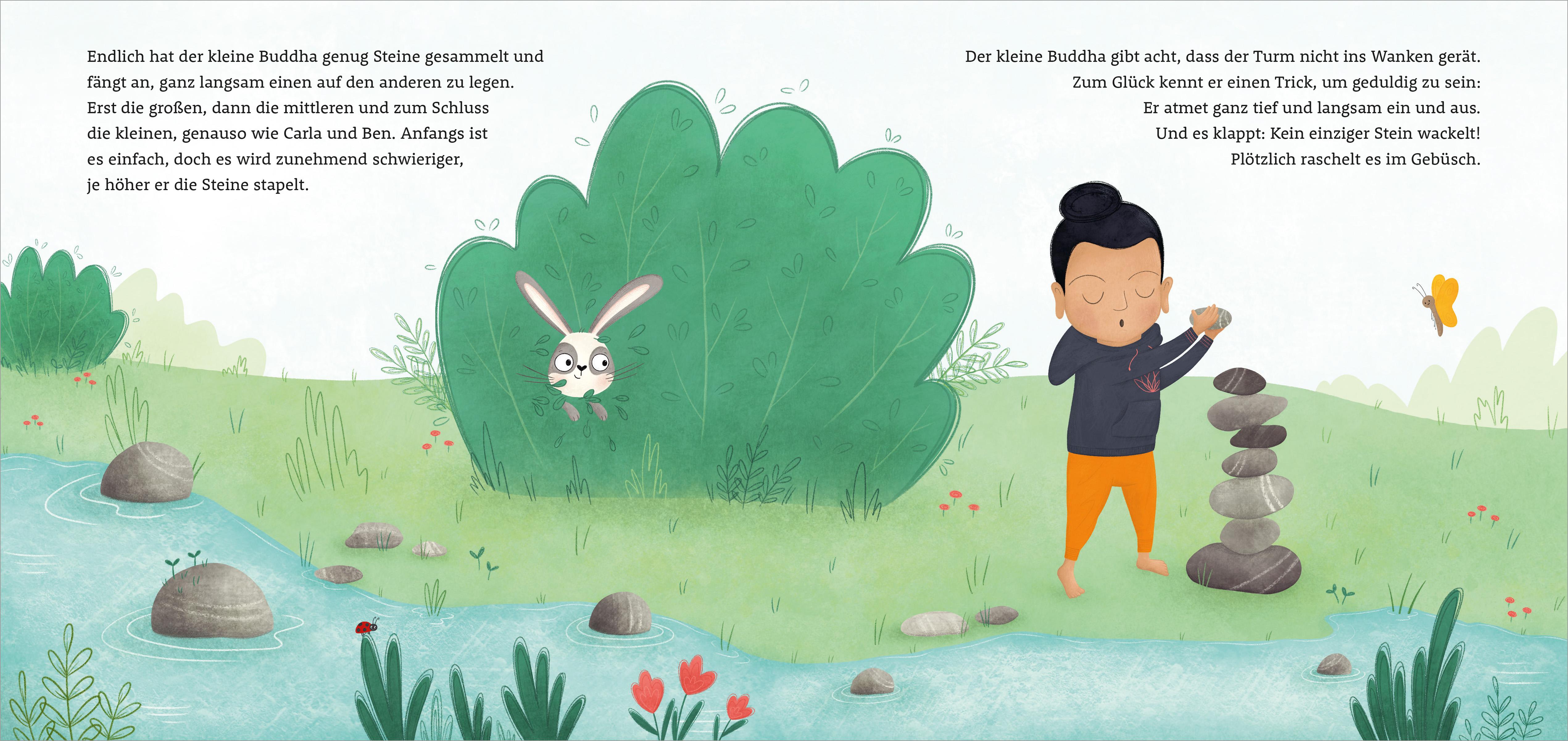 Beispielinhalt (Bild) Der kleine Buddha und das gemeinsame Glück