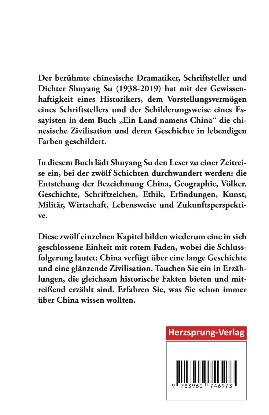 Rückseitencover Ein Land namens China