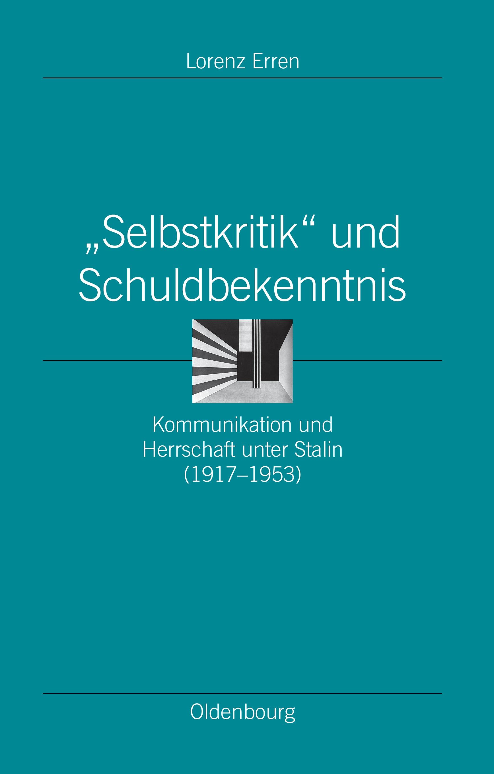 Vorderes Coverbild "Selbstkritik" und Schuldbekenntnis
