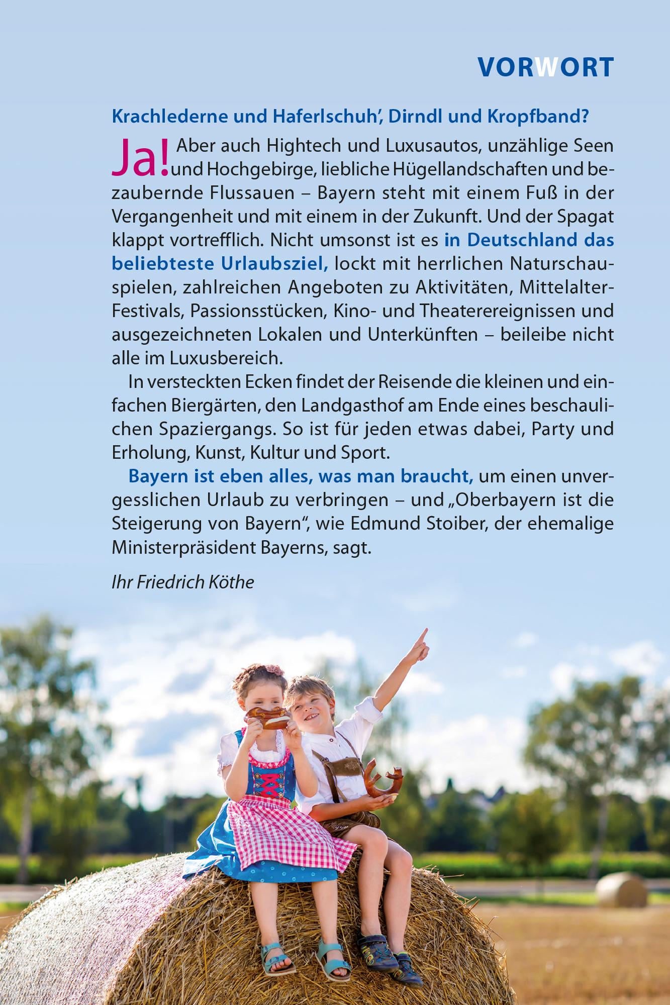 Beispielinhalt (Bild) Reise Know-How Reiseführer Oberbayern