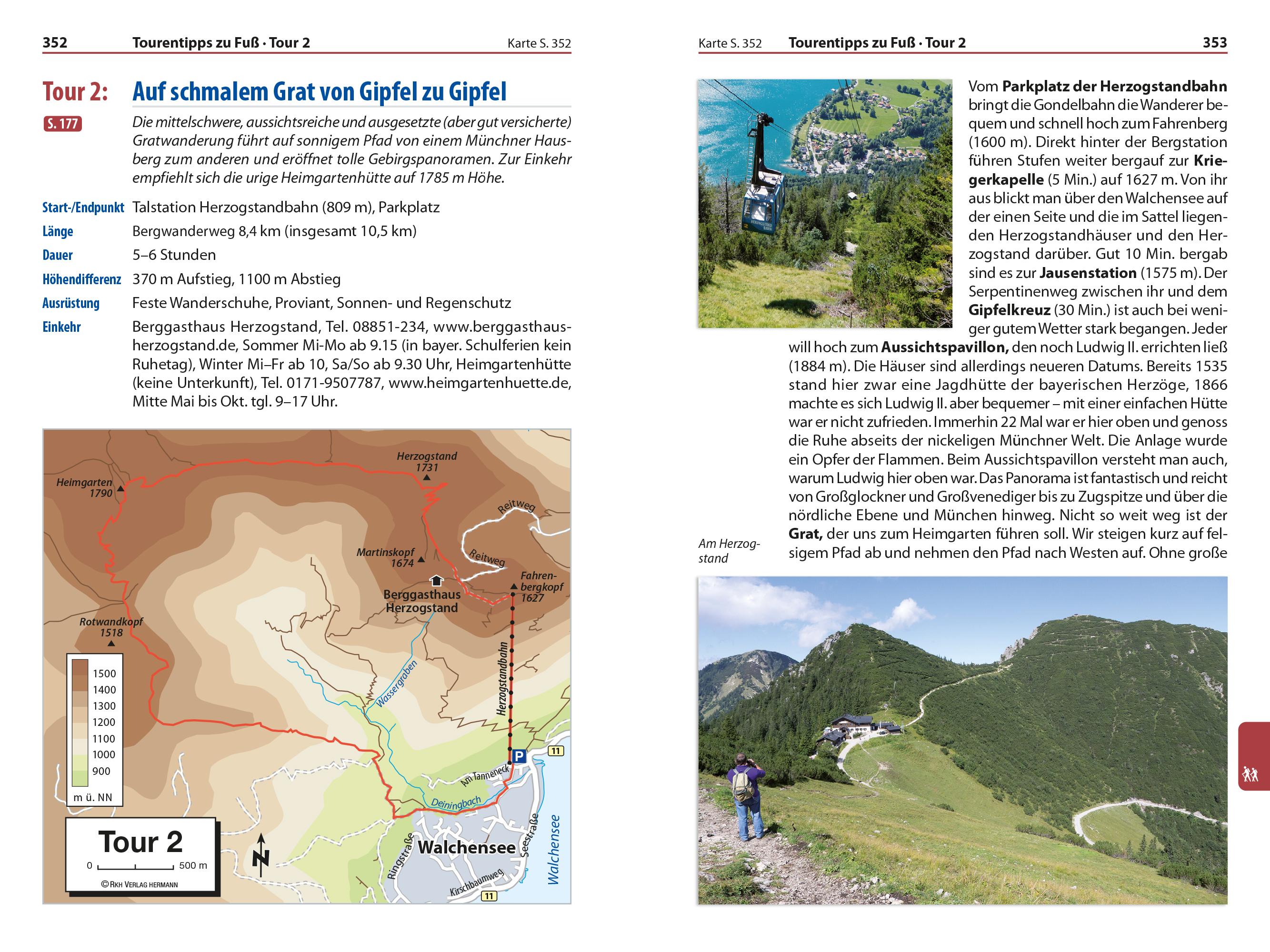 Beispielinhalt (Bild) Reise Know-How Reiseführer Oberbayern