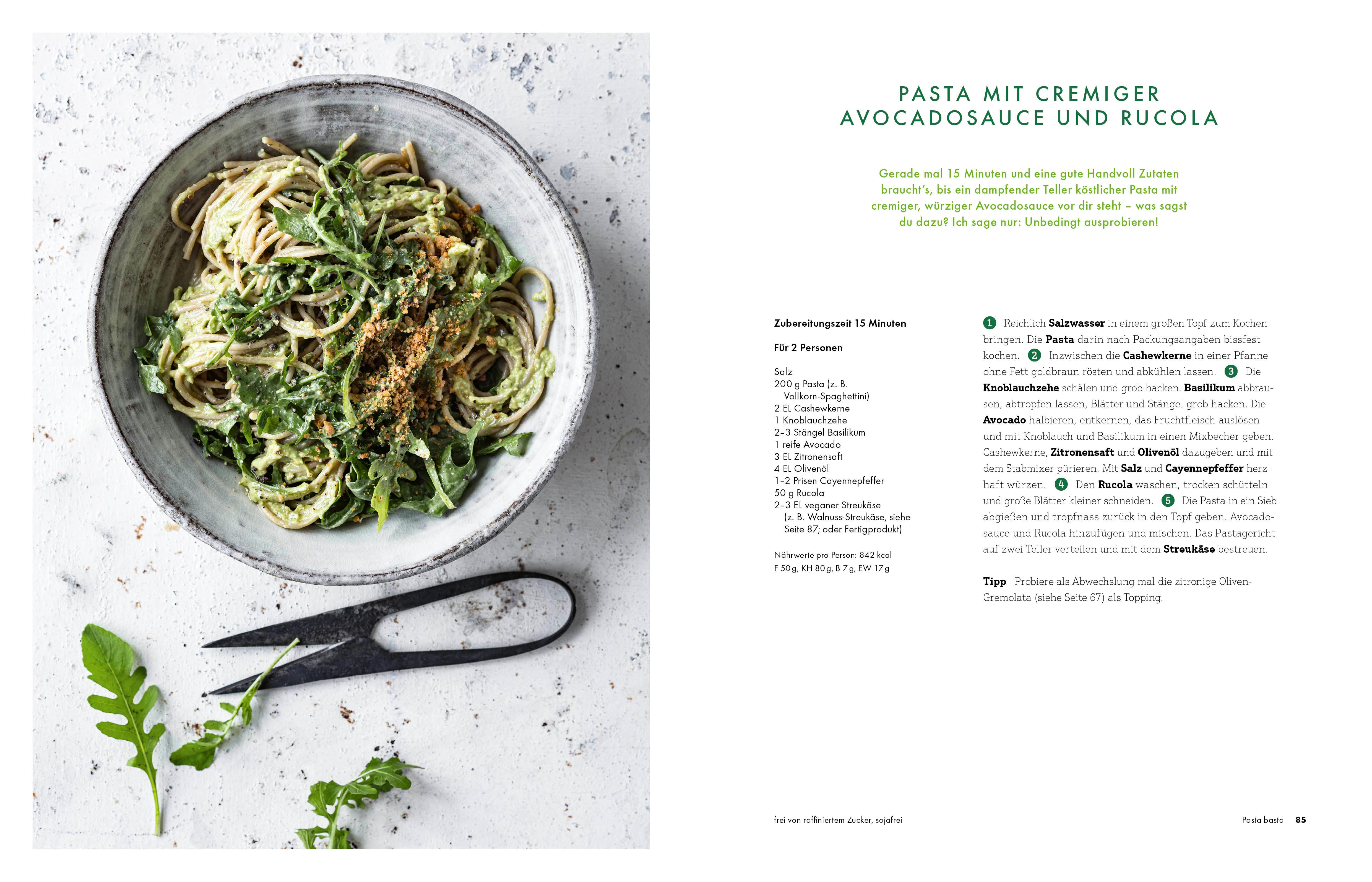 Beispielinhalt (Bild) Deftig vegan für jeden Tag