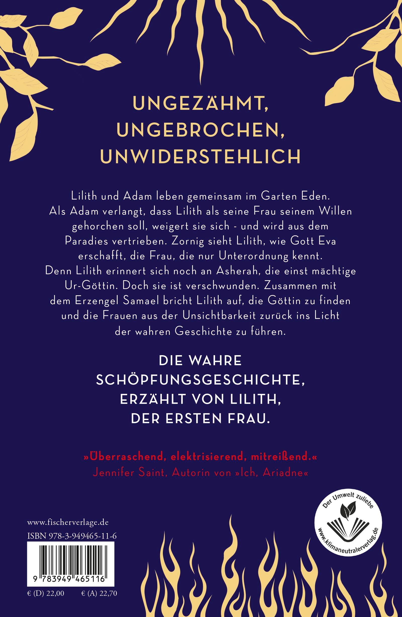 Rückseitencover Mein Name ist Lilith