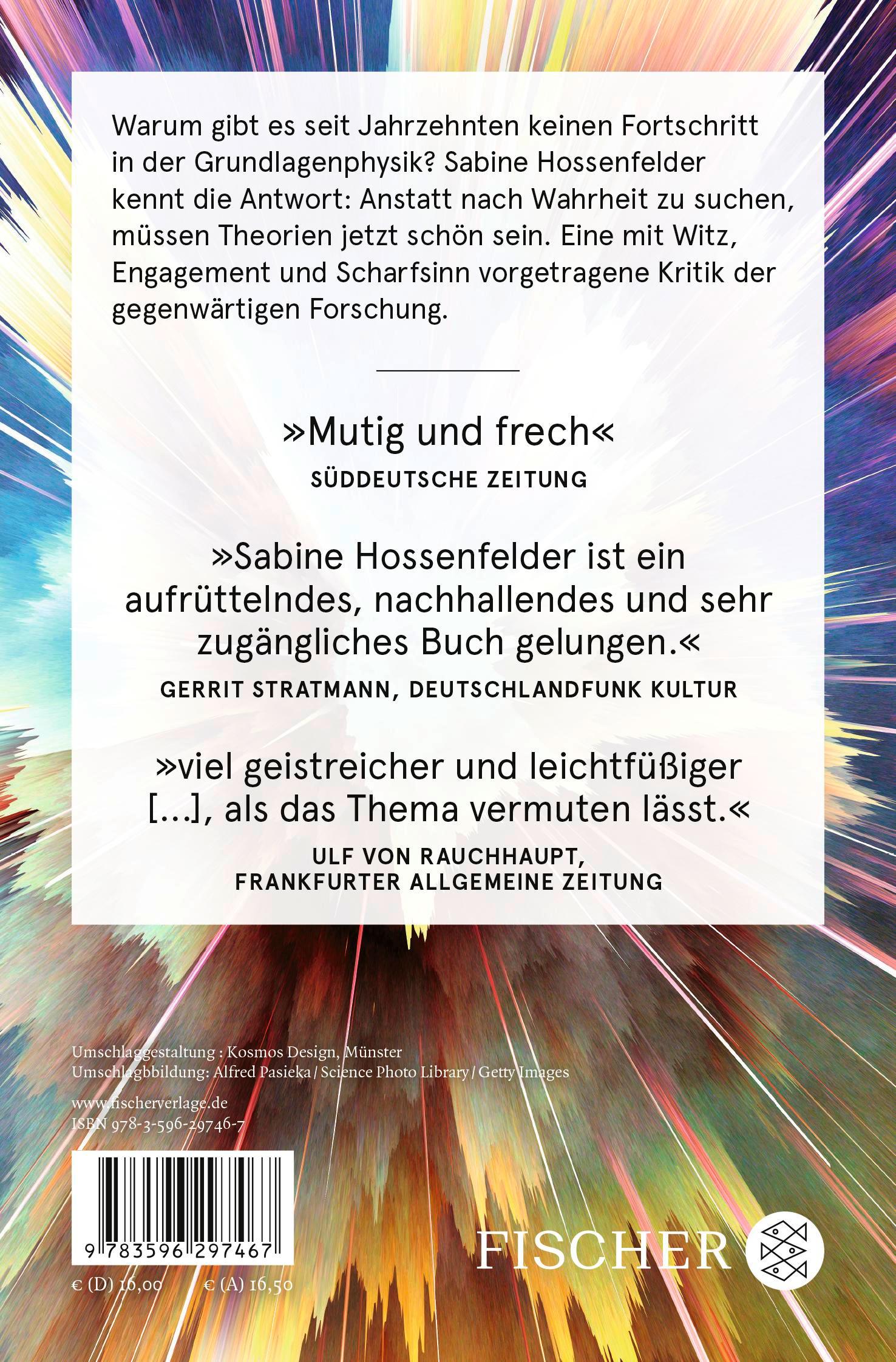 Rückseitencover Das hässliche Universum