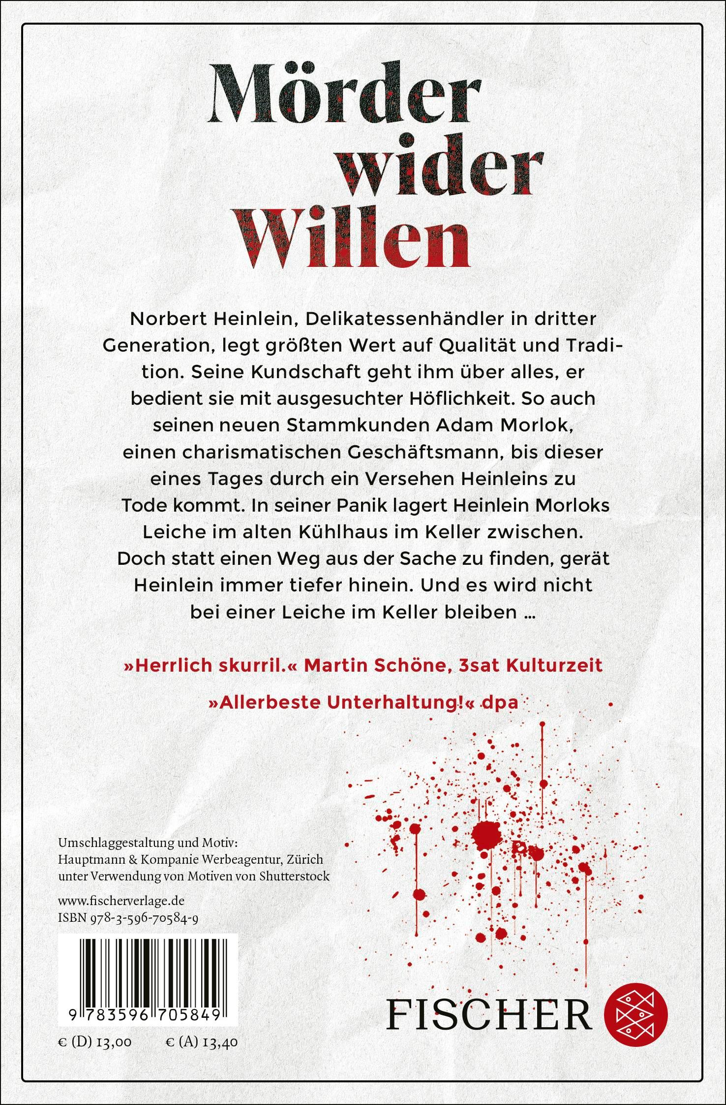 Rückseitencover Der nette Herr Heinlein und die Leichen im Keller