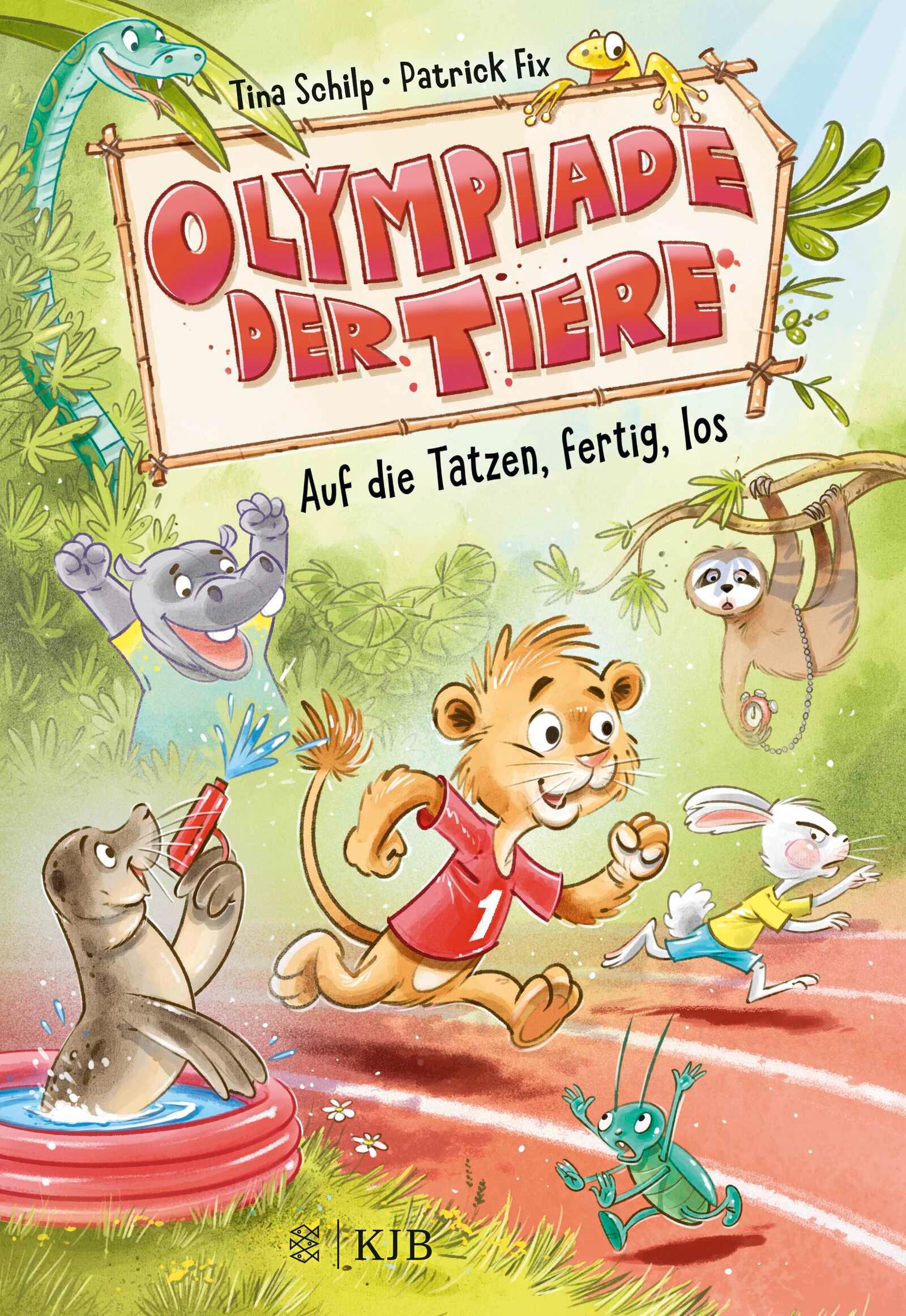 Vorderes Coverbild Olympiade der Tiere - Auf die Tatzen, fertig, los