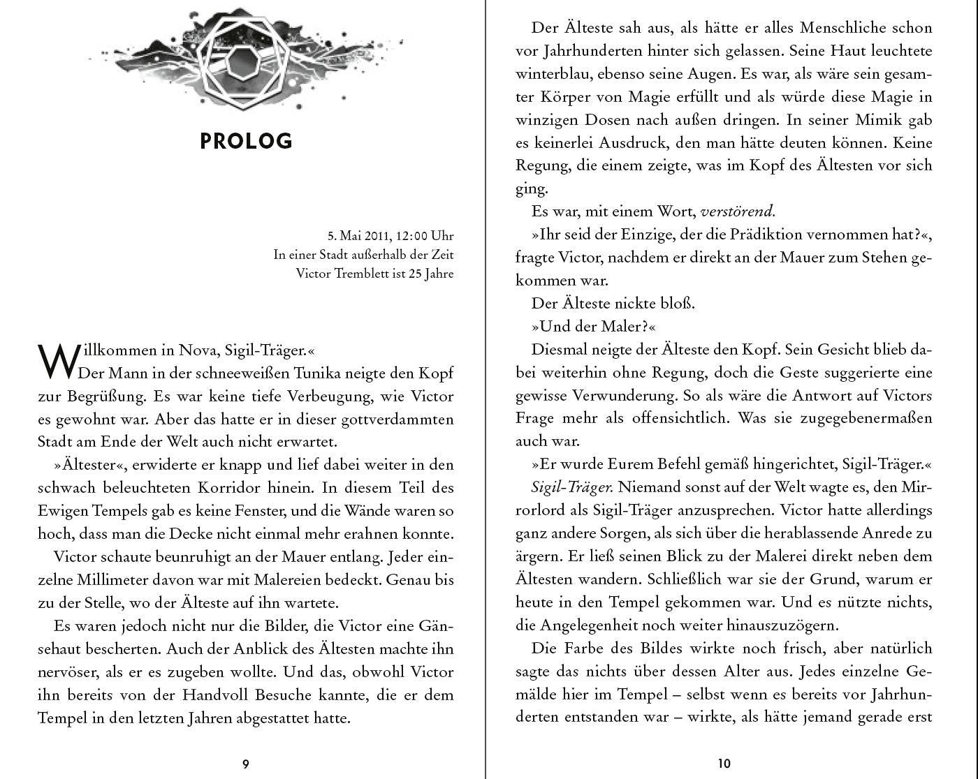 Beispielinhalt (Bild) Dark Sigils - Wen das Schicksal betrügt