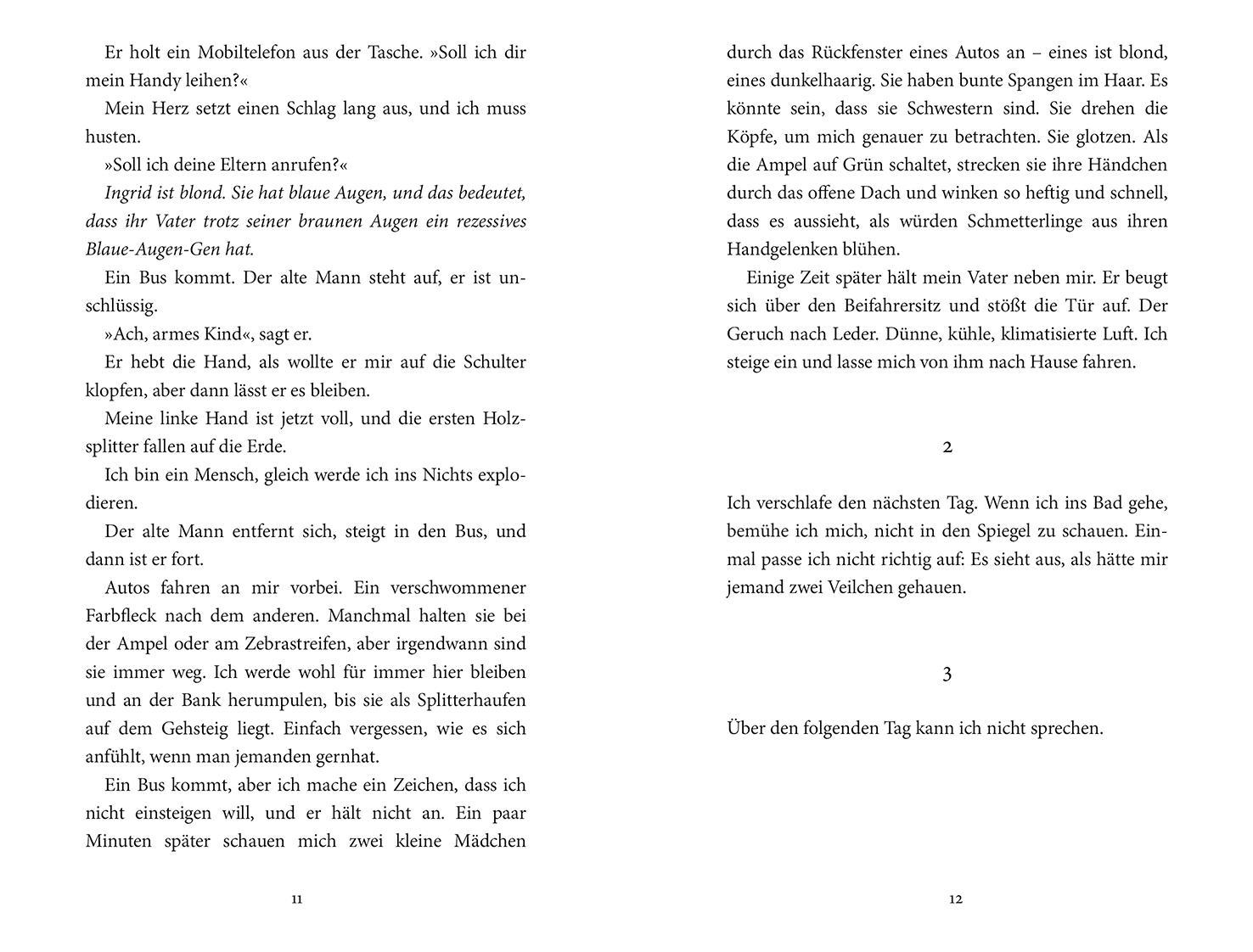 Beispielinhalt (Bild) Hold still
