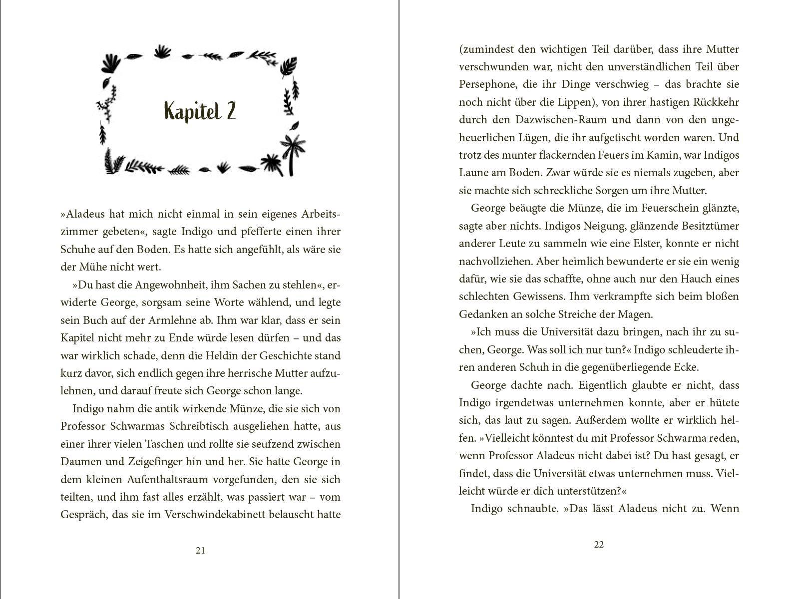 Beispielinhalt (Bild) Indigo Grey - Das Geheimnis der fliegenden Insel