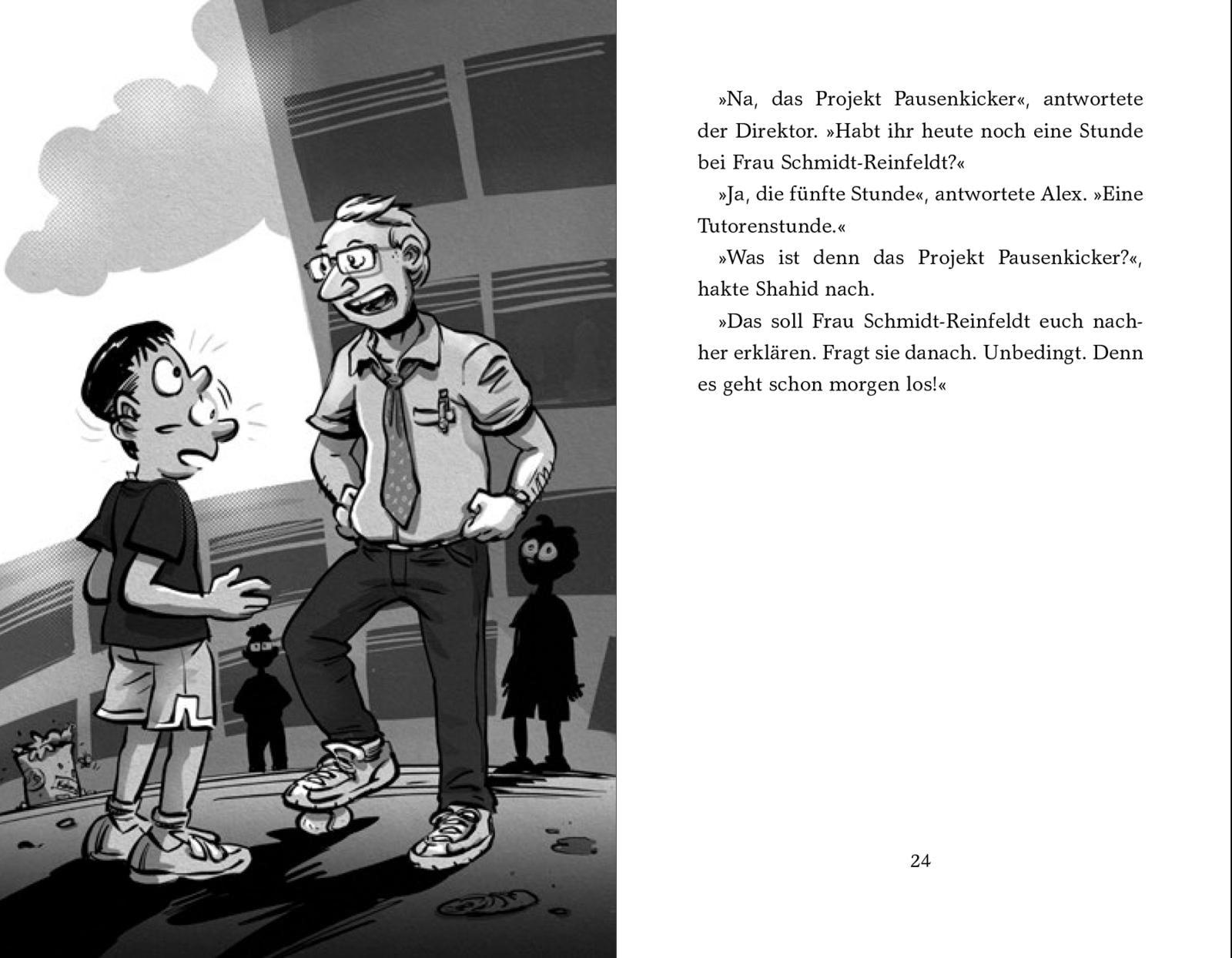 Beispielinhalt (Bild) Die Pausenkicker - Anpfiff auf dem Schulhof