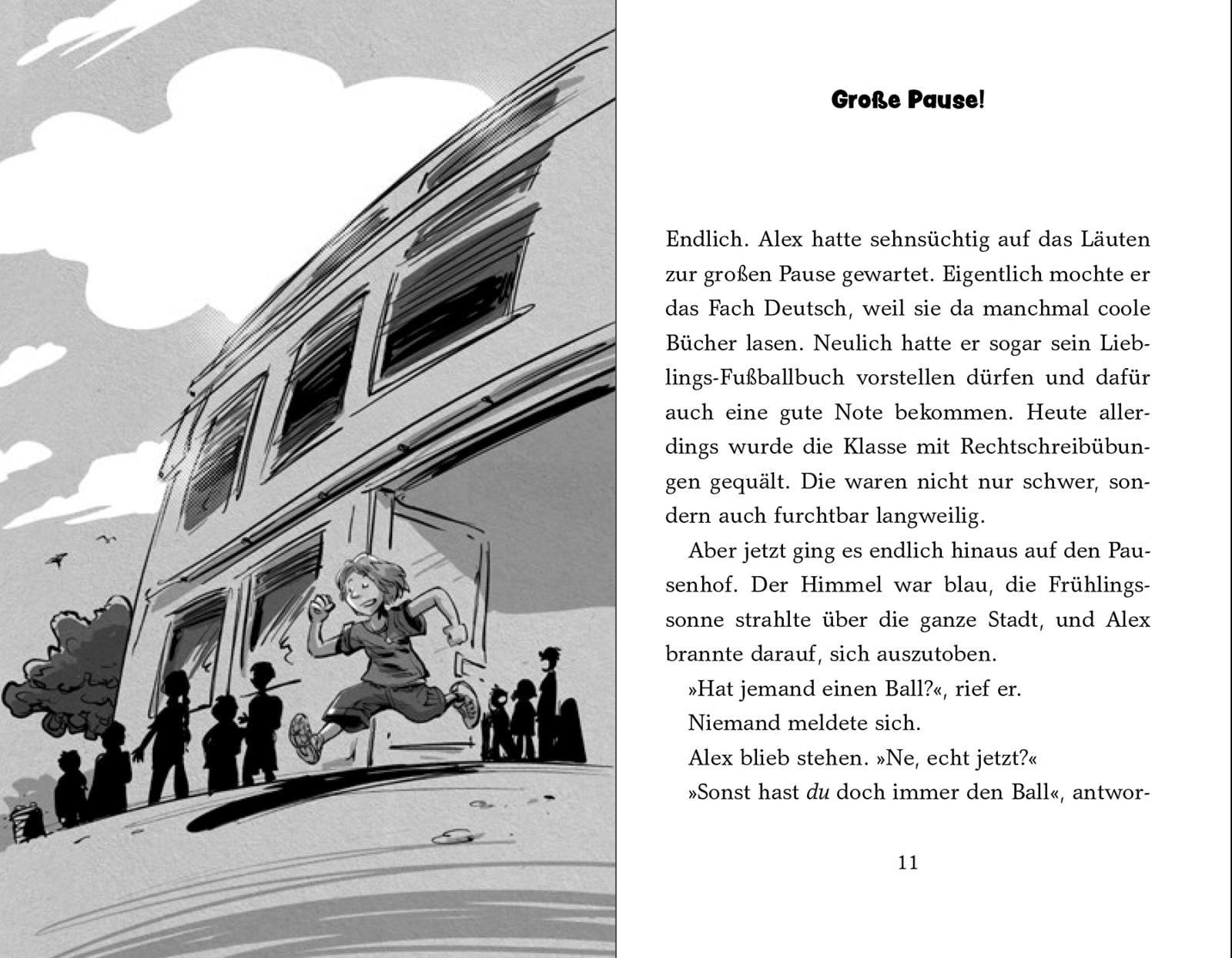Beispielinhalt (Bild) Die Pausenkicker - Anpfiff auf dem Schulhof