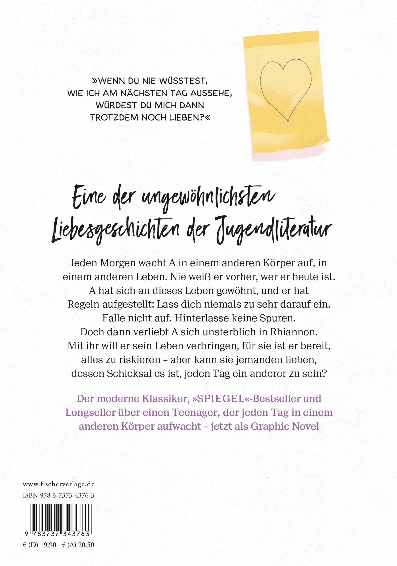 Rückseitencover Every Day. Letztendlich sind wir dem Universum egal. Die Graphic Novel