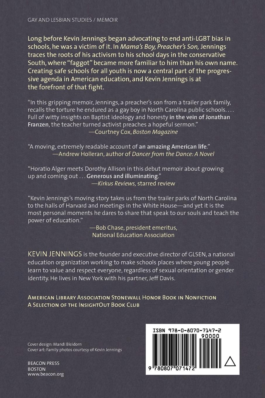 Rückseitencover Mama's Boy, Preacher's Son