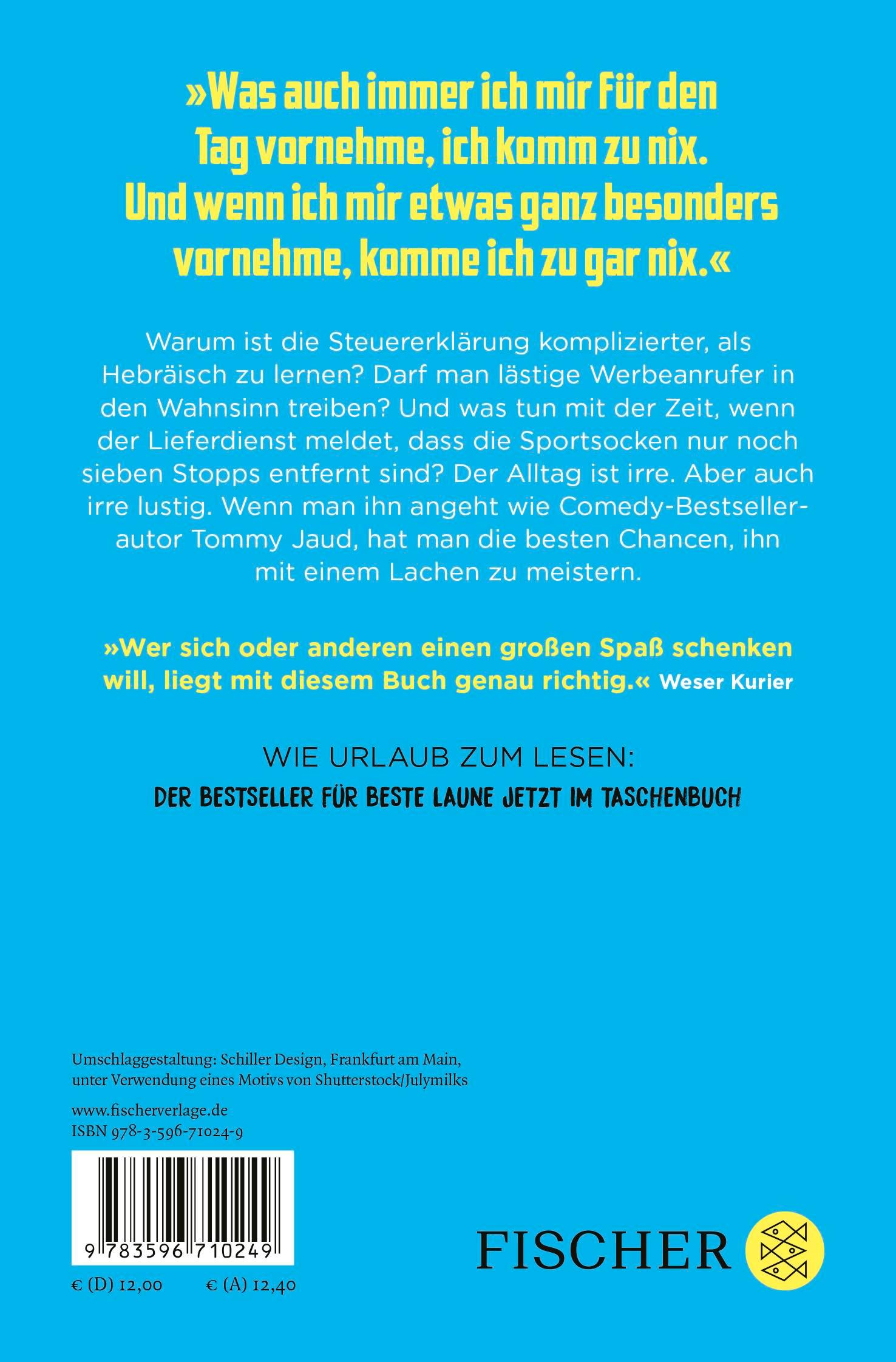 Rückseitencover Komm zu nix - Nix erledigt und trotzdem fertig