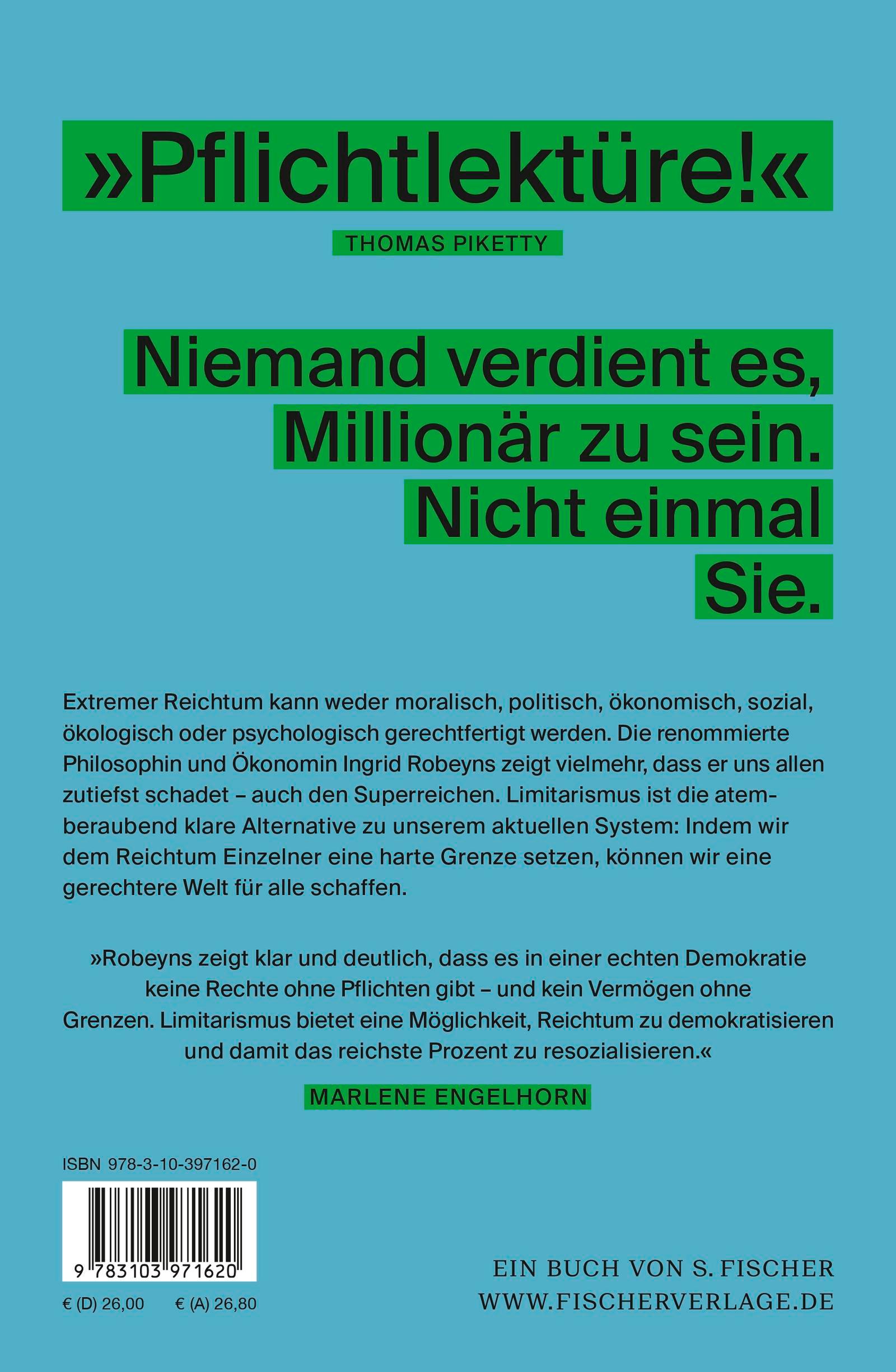 Rückseitencover Limitarismus