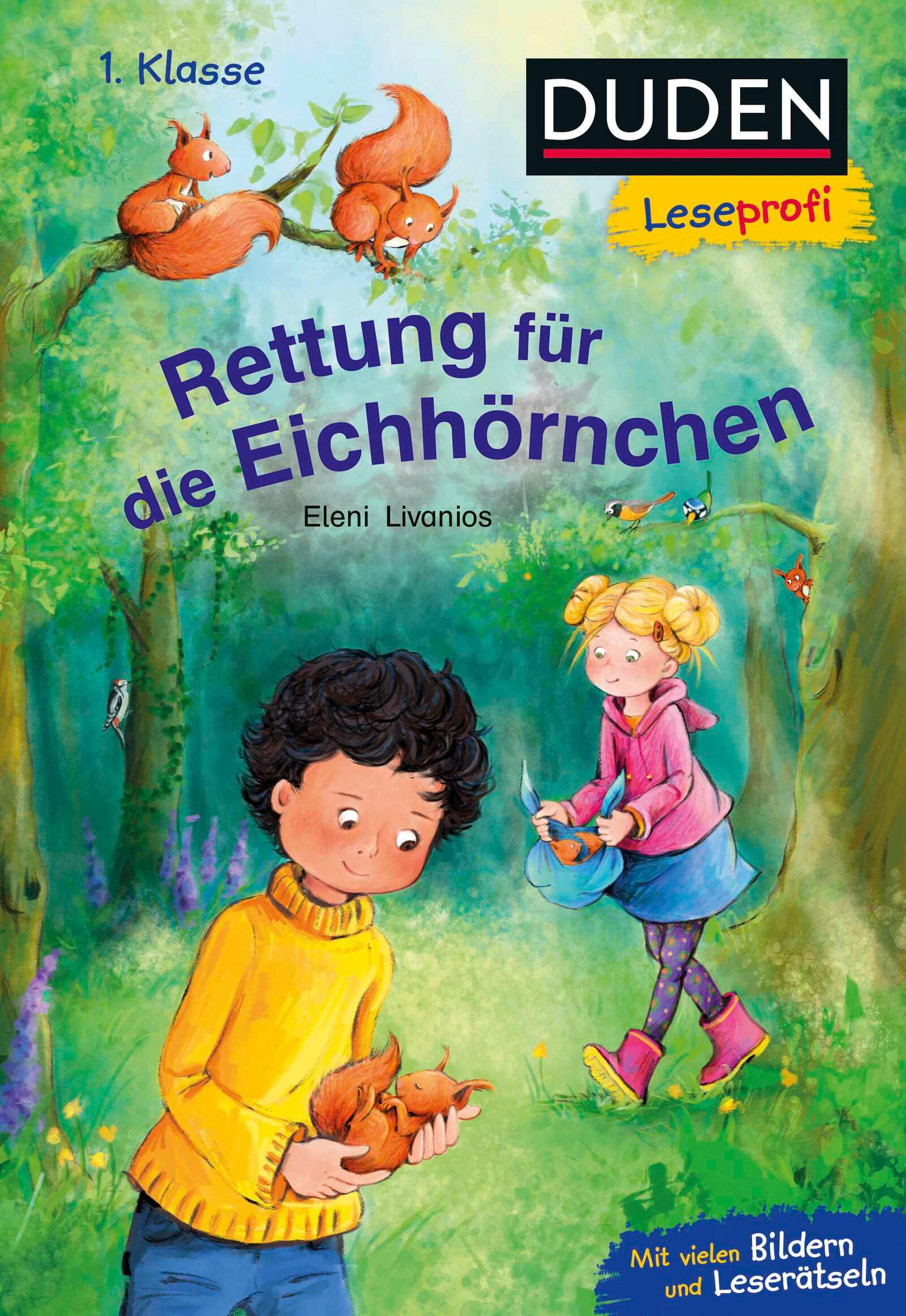 Vorderes Coverbild Duden Leseprofi - Rettung für die Eichhörnchen, 1. Klasse