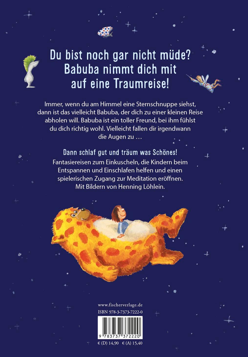 Rückseitencover Schlaf gut mit Babuba. Gute-Nacht-Geschichten zum Entspannen