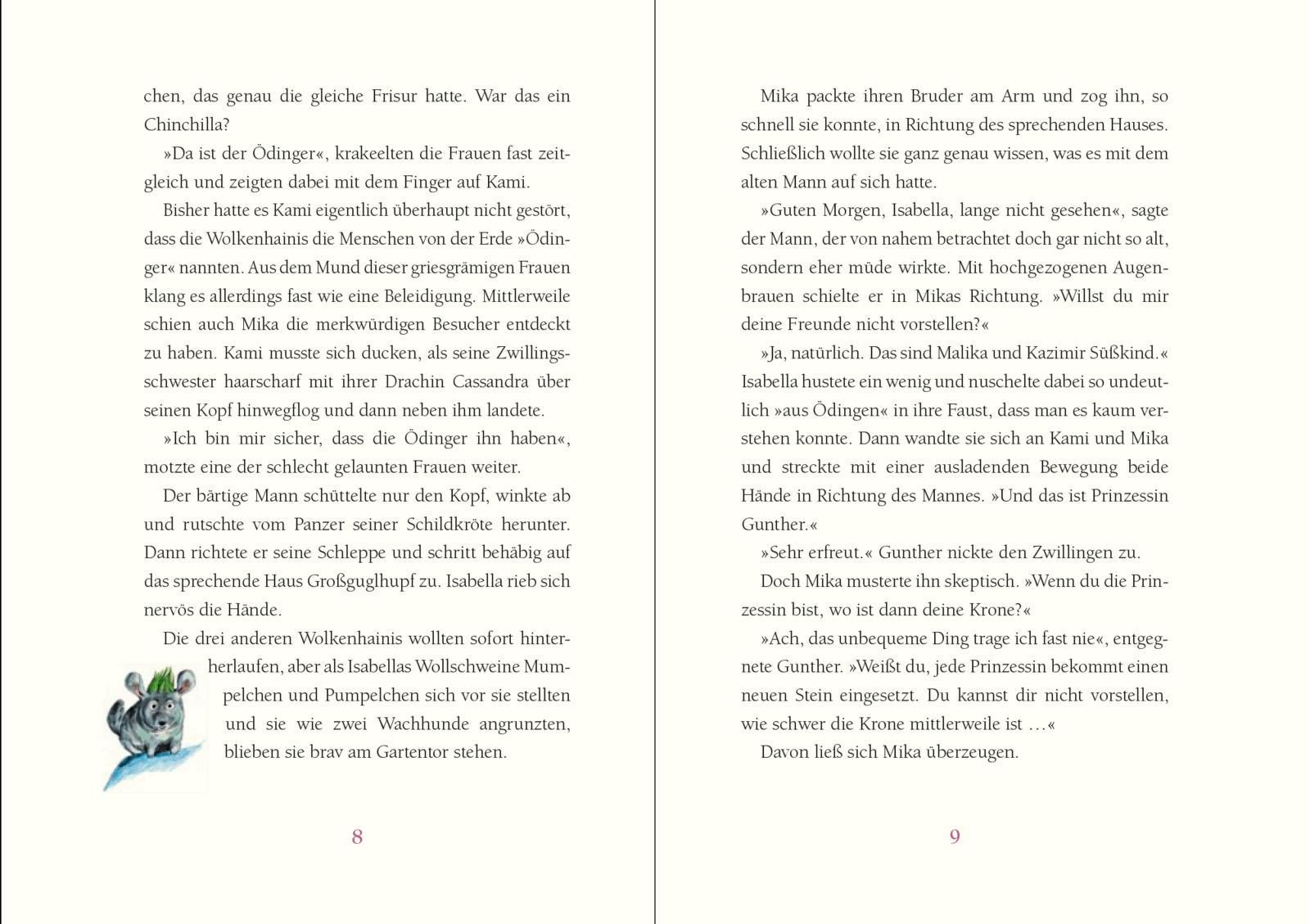 Beispielinhalt (Bild) Kami & Mika - Das Geheimnis des magischen Strudels