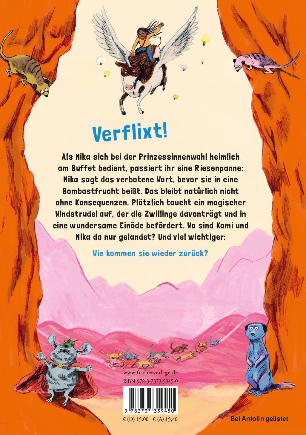 Rückseitencover Kami & Mika - Das Geheimnis des magischen Strudels