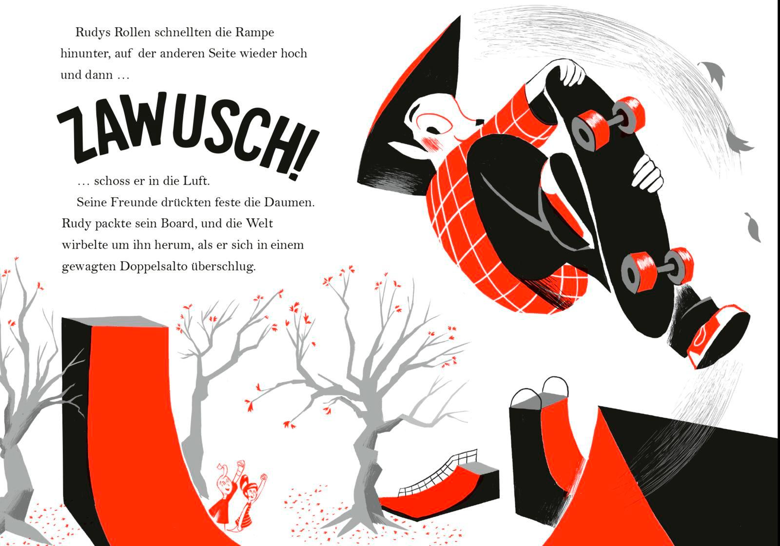 Beispielinhalt (Bild) Rudi und das Gruselrudel - Rettung für den Wolf