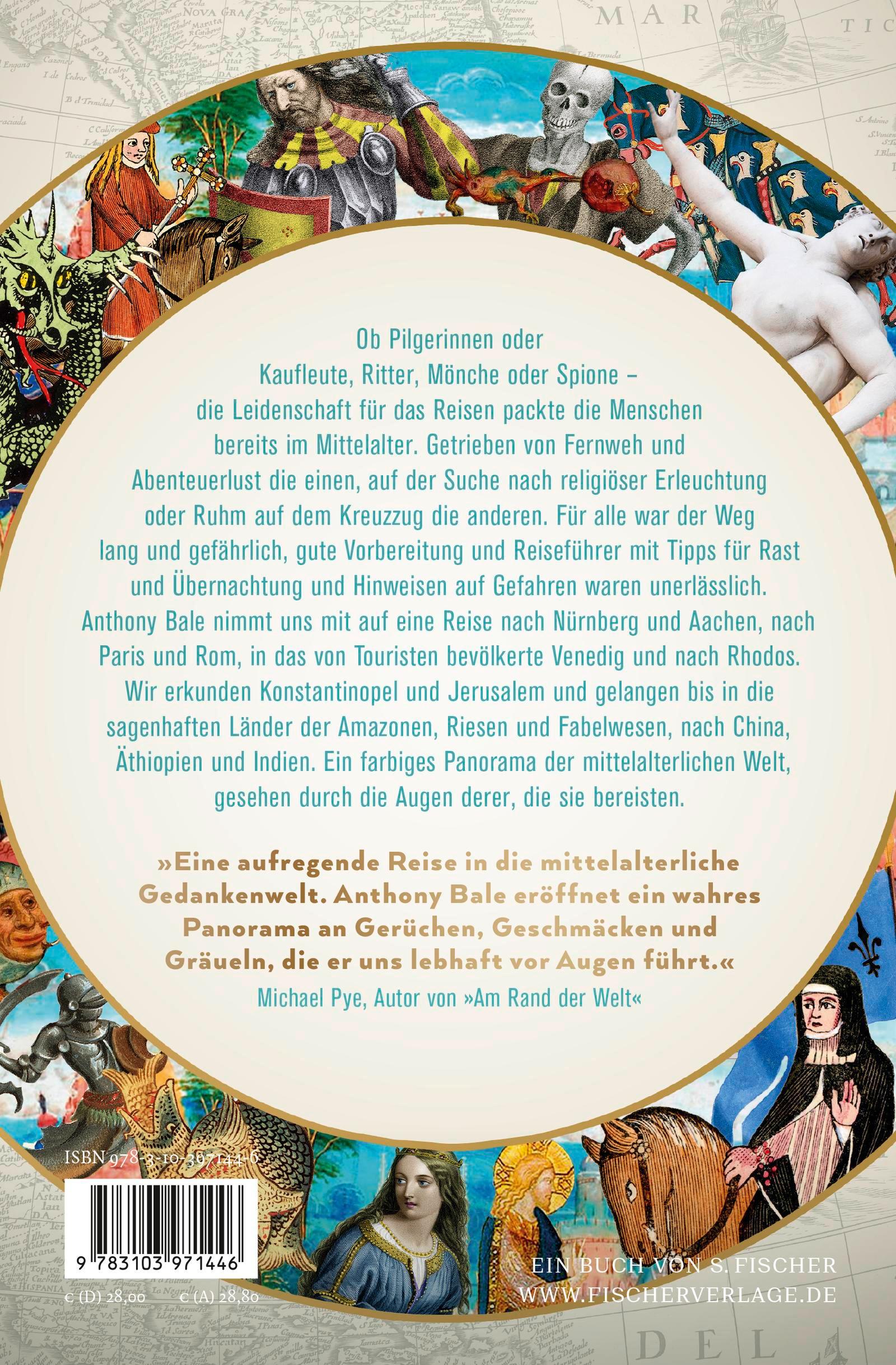 Rückseitencover Reisen im Mittelalter