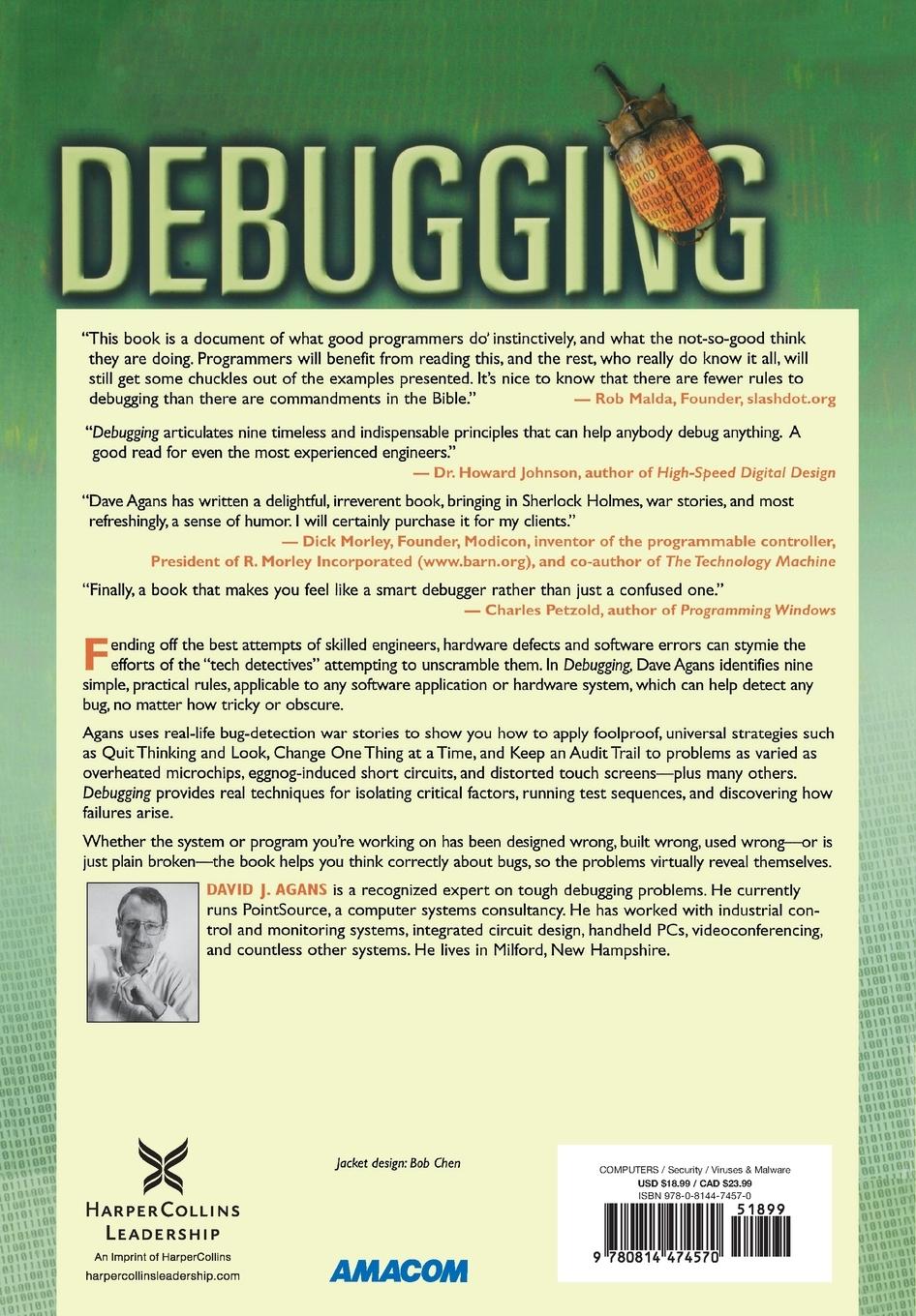Rückseitencover Debugging