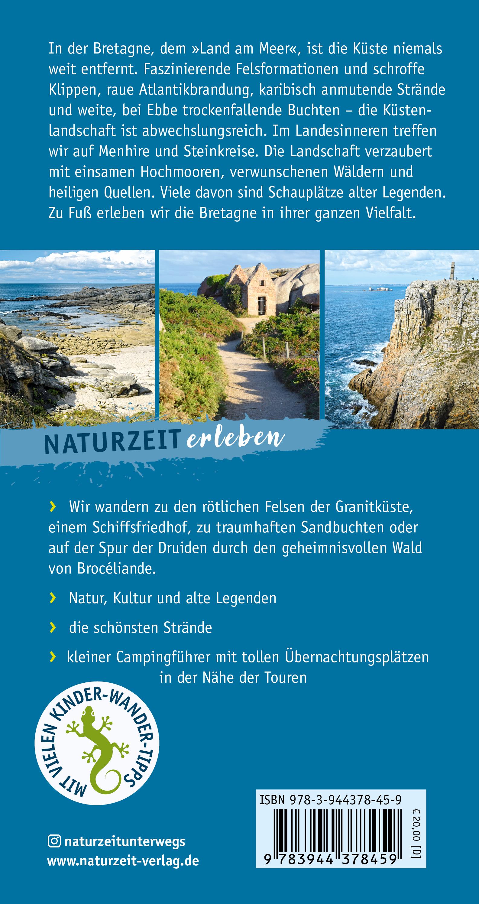 Rückseitencover Naturzeit erleben: Bretagne