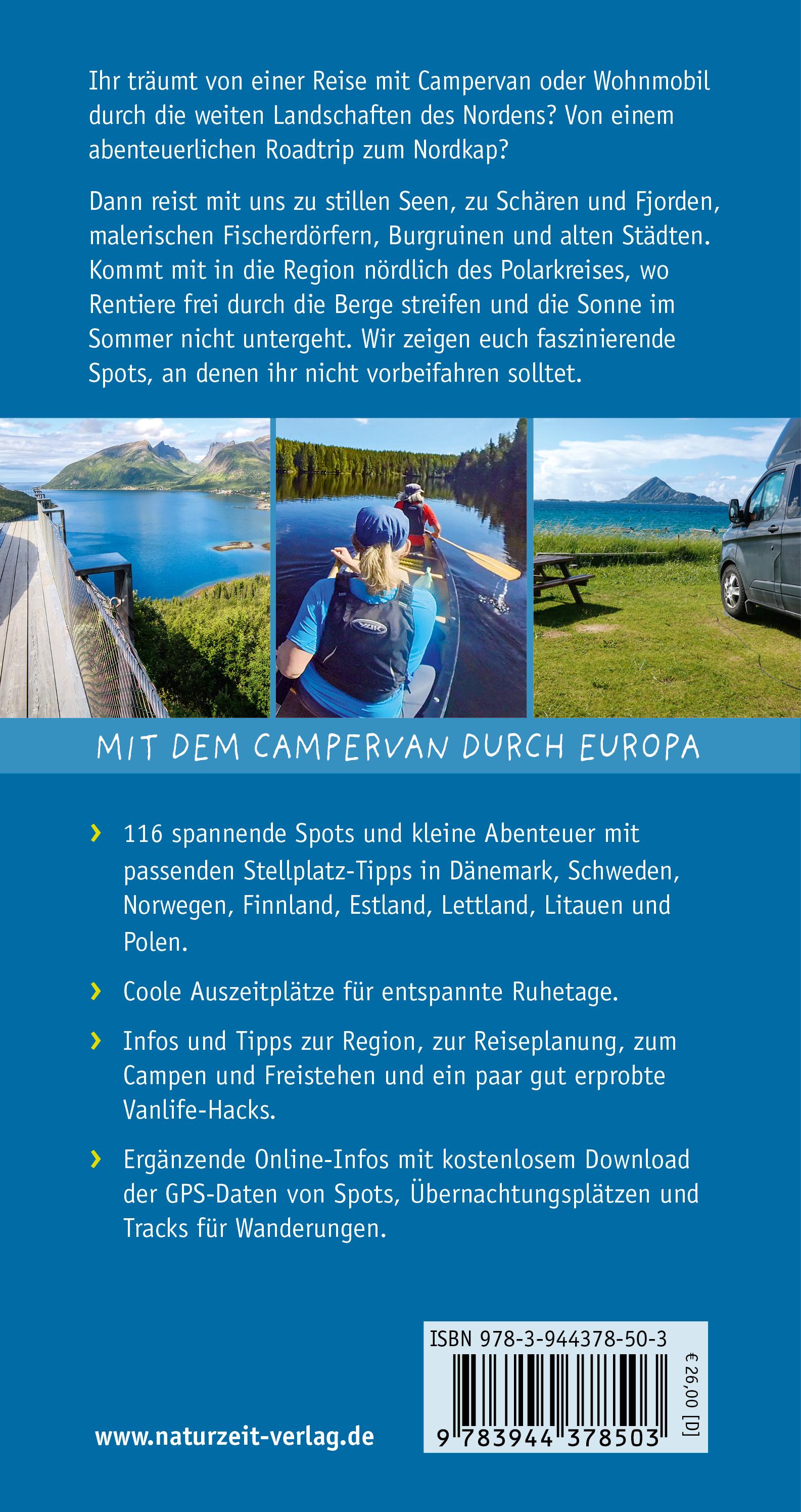 Rückseitencover Naturzeit Vanlife: Nordwärts
