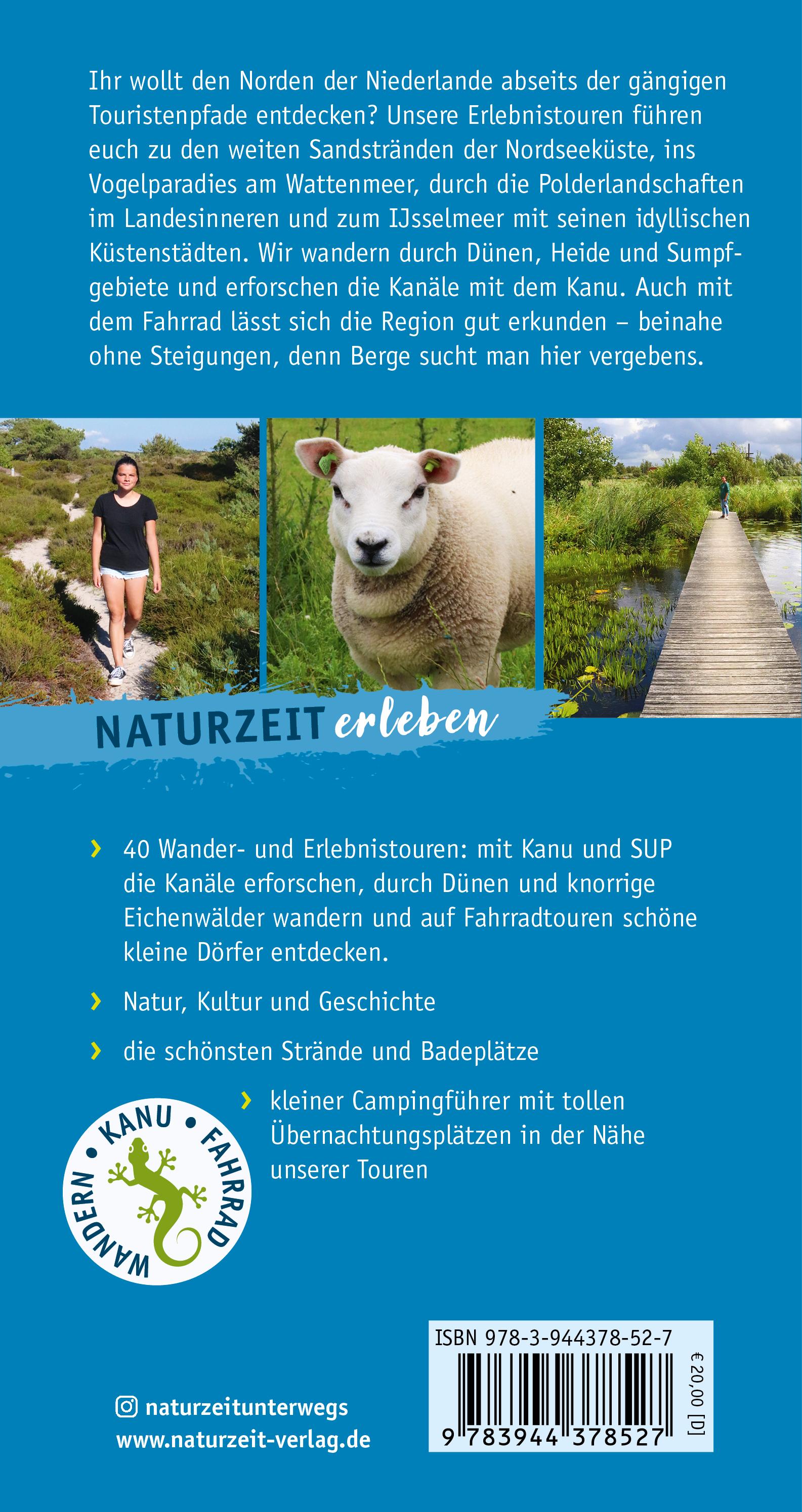 Rückseitencover Naturzeit erleben: Niederlande