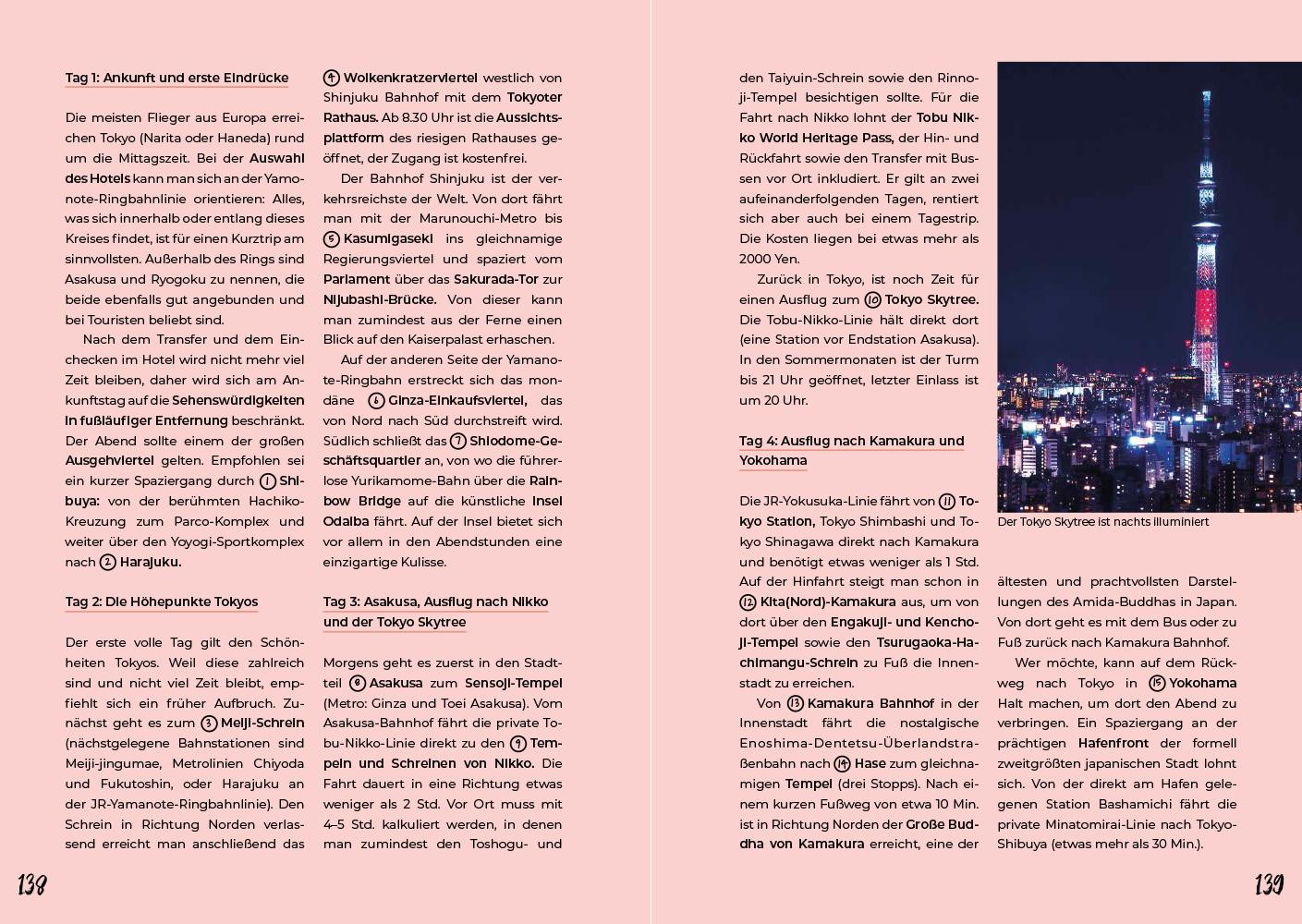 Beispielinhalt (Bild) Japan - Reiserouten, Highlights, Inspiration