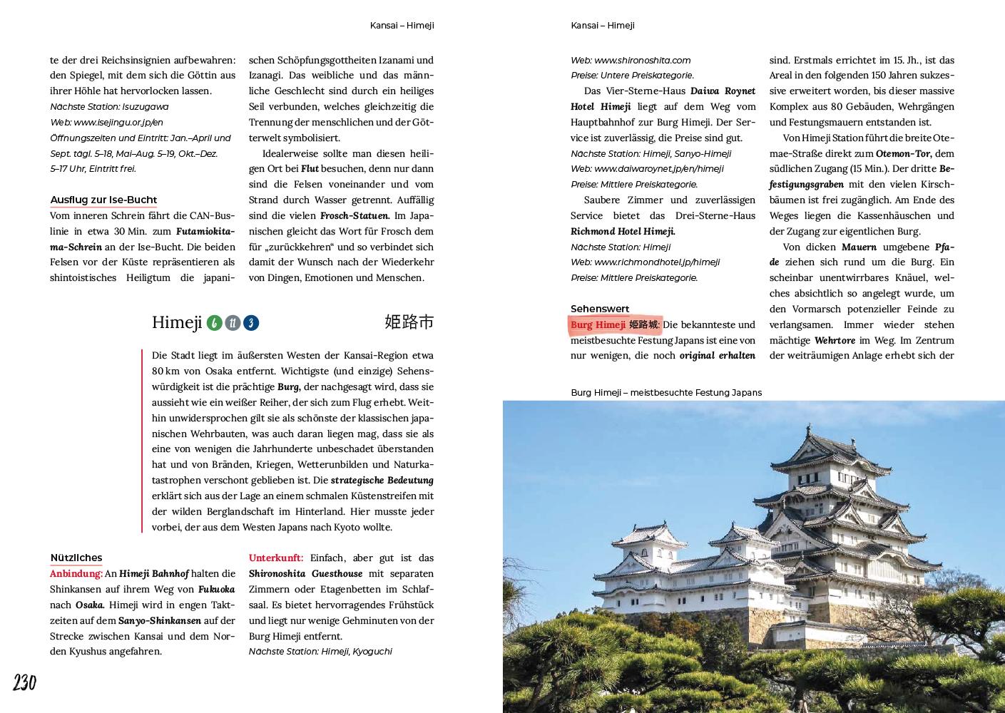 Beispielinhalt (Bild) Japan - Reiserouten, Highlights, Inspiration