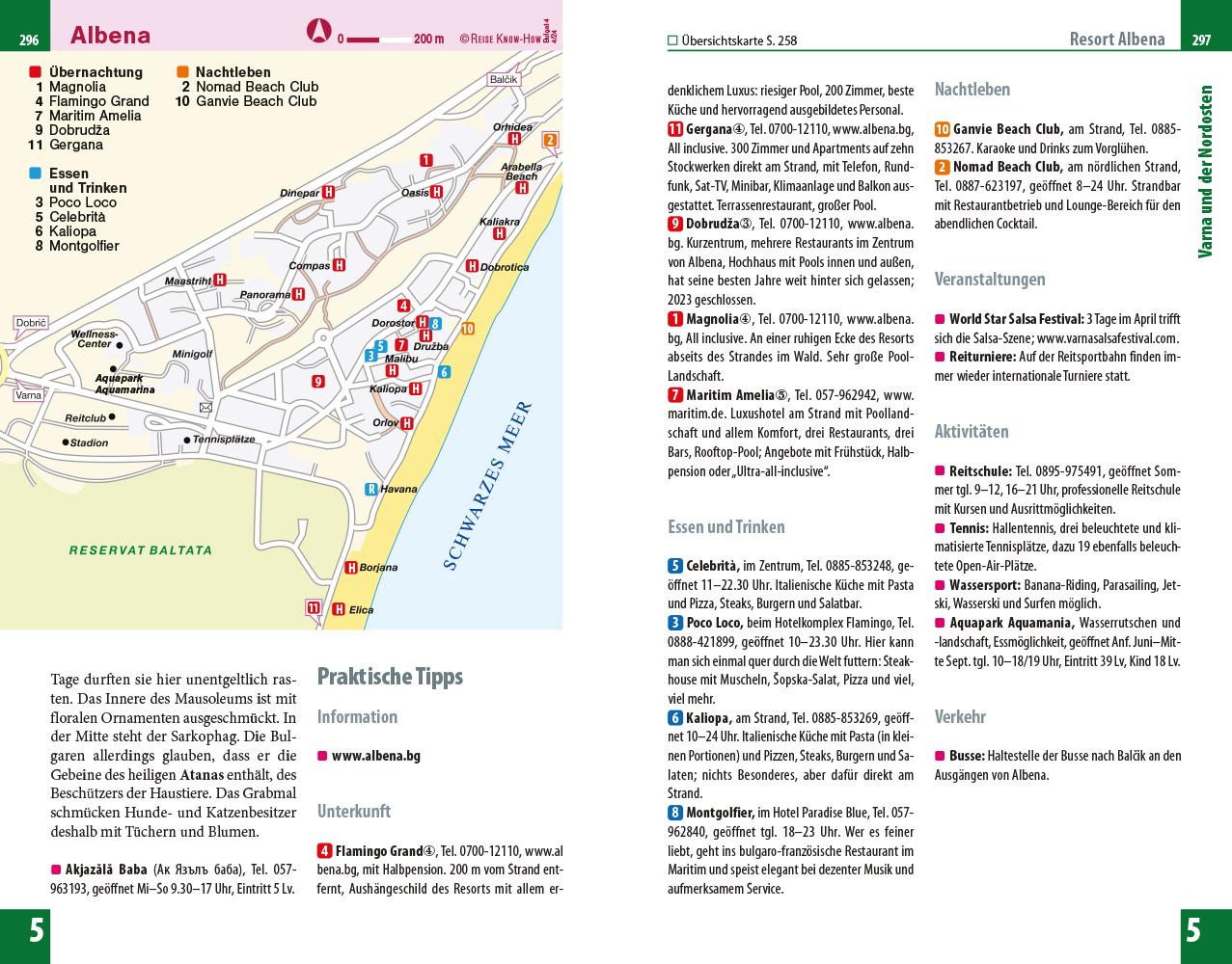 Beispielinhalt (Bild) Reise Know-How Reiseführer Bulgarien